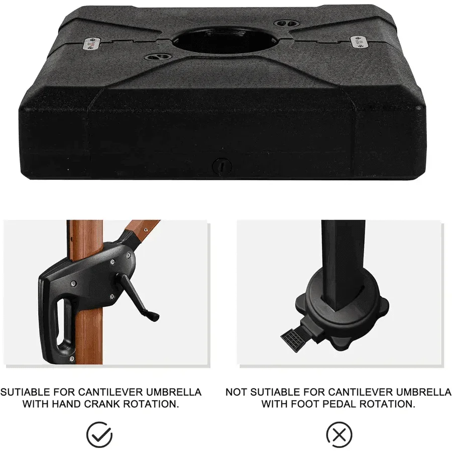 PURPLE LEAF Patio Cantilever Umbrella Base ZY01BASE-100 - Image 23