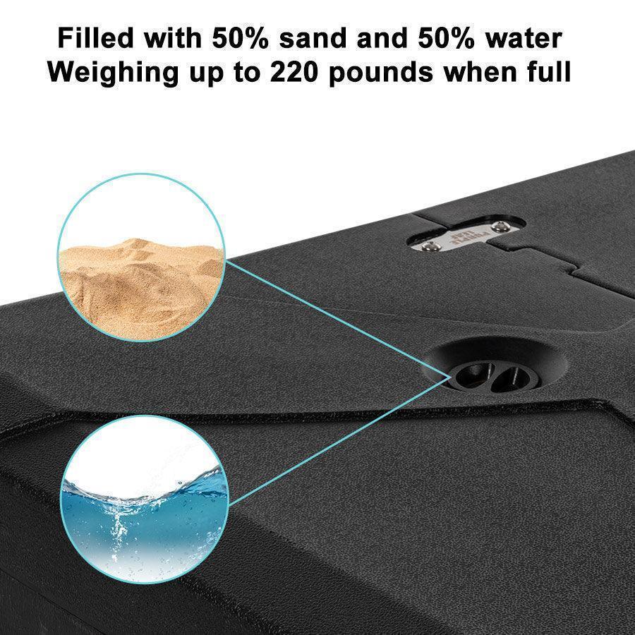 PURPLE LEAF Patio Cantilever Umbrella Base ZY01BASE-100 - Image 24