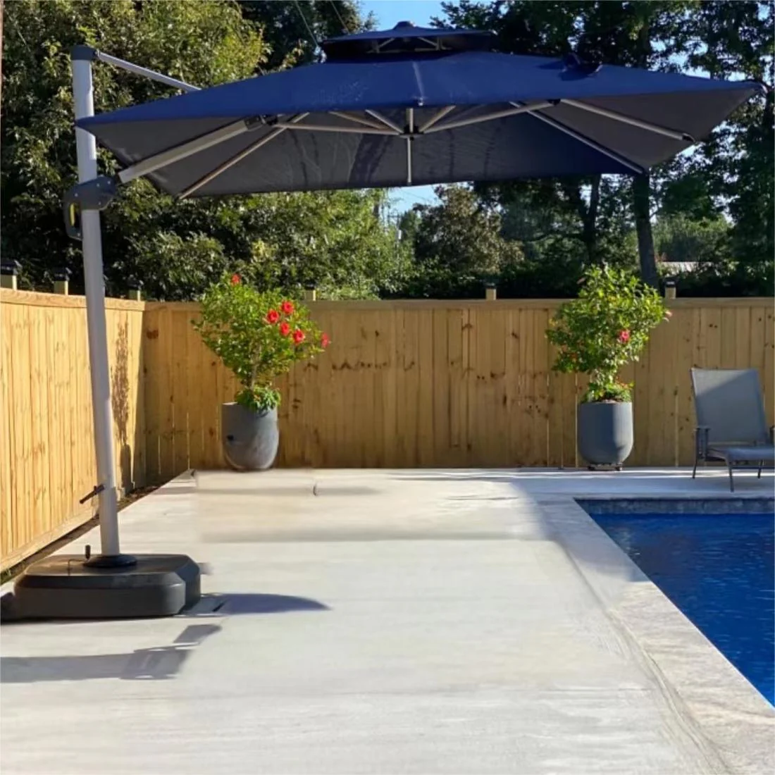 PURPLE LEAF Heavy Patio Umbrella Base with Wheels ZYBASE-8 - Image 18