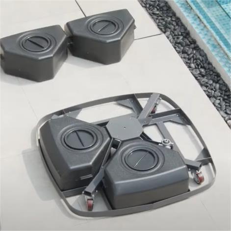 PURPLE LEAF Heavy Patio Umbrella Base with Wheels ZYBASE-8 - Image 20