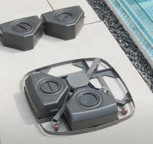 PURPLE LEAF Heavy Patio Umbrella Base with Wheels ZYBASE-8 - Image 4