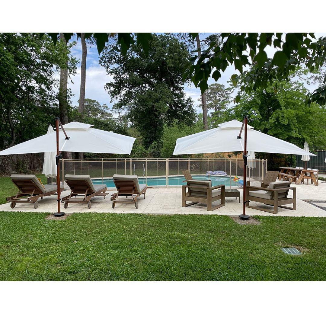 PURPLE LEAF Cantilever Umbrella Base,Base in Ground ZYBASE-7 - Image 18