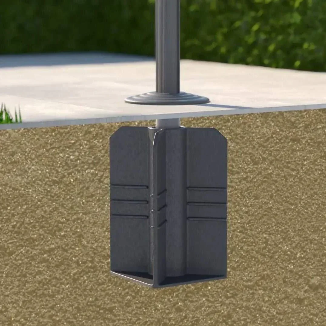PURPLE LEAF Cantilever Umbrella Base,Base in Ground ZYBASE-7 - Image 3