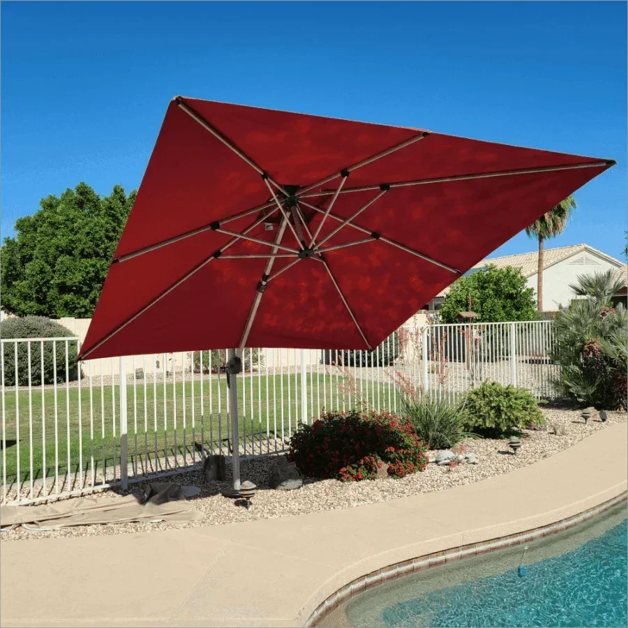 PURPLE LEAF Cantilever Umbrella Base,Base in Ground ZYBASE-7 - Image 20