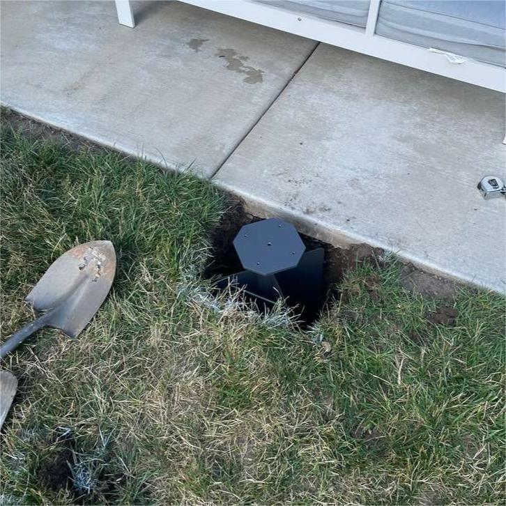 PURPLE LEAF Cantilever Umbrella Base,Base in Ground ZYBASE-7 - Image 7