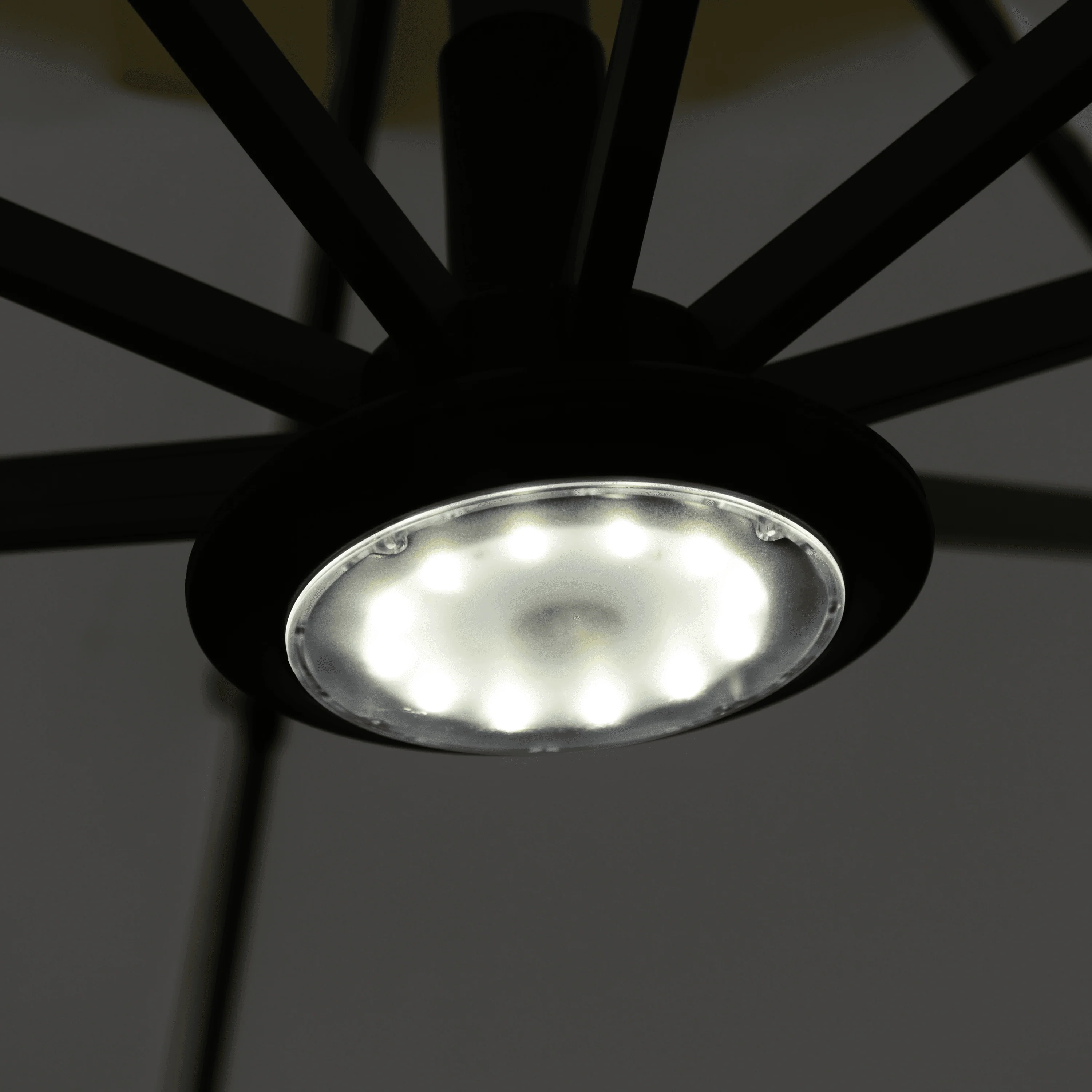 PURPLE LEAF Patio Umbrella Light with Remote Control 12 Color Brightness for Patio Umbrellas, Camping Tents or Outdoor Use (Black) - Image 6