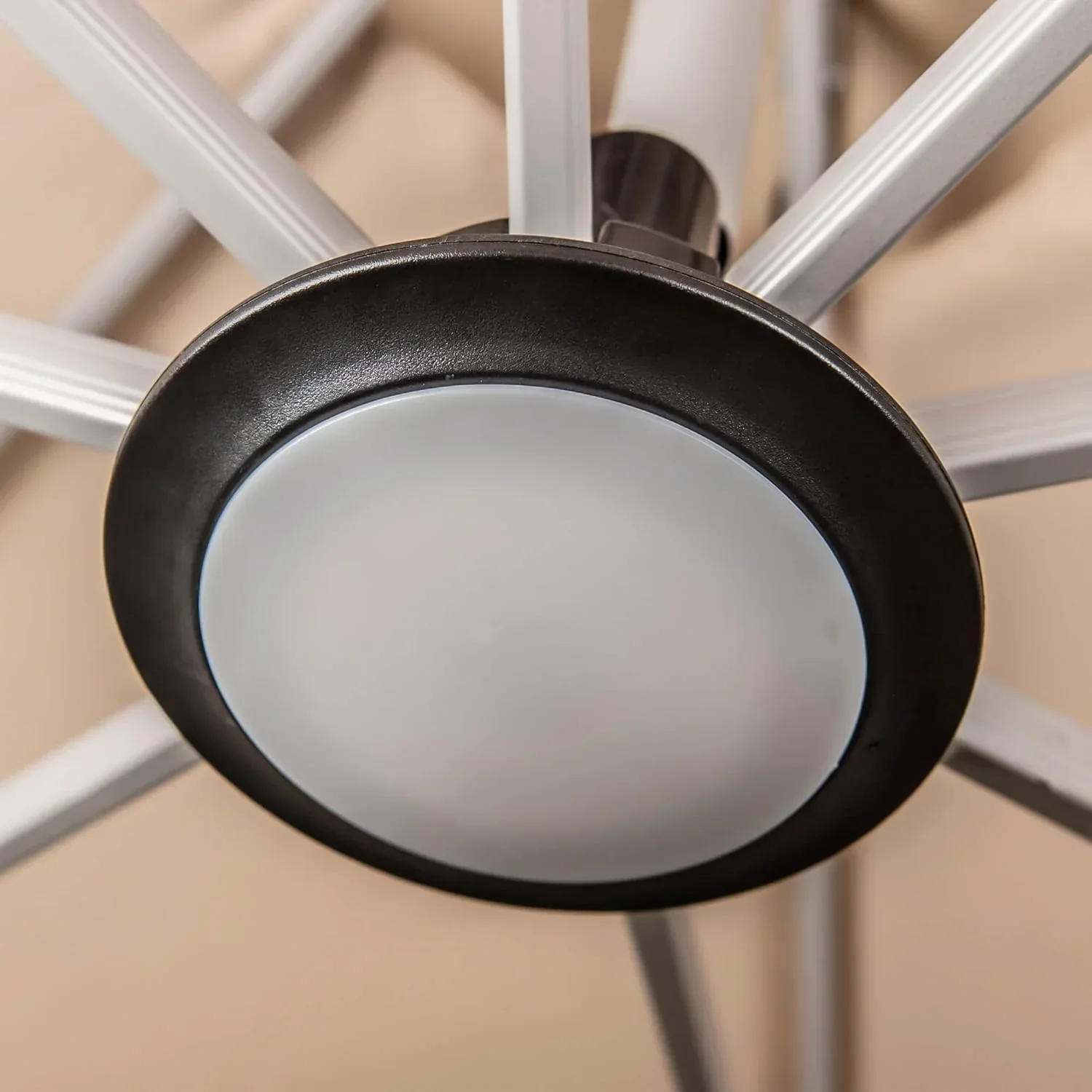 PURPLE LEAF Patio Umbrella Light with Remote Control 12 Color Brightness for Patio Umbrellas, Camping Tents or Outdoor Use (Black) - Image 9