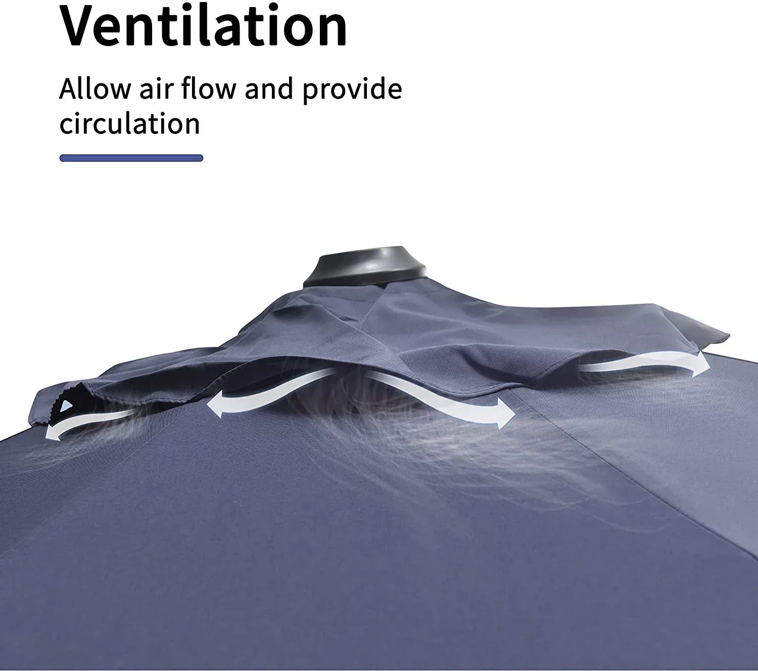 PURPLE LEAF Affordable Outdoor Umbrella Round Cantilever Umbrella for Garden - Image 29