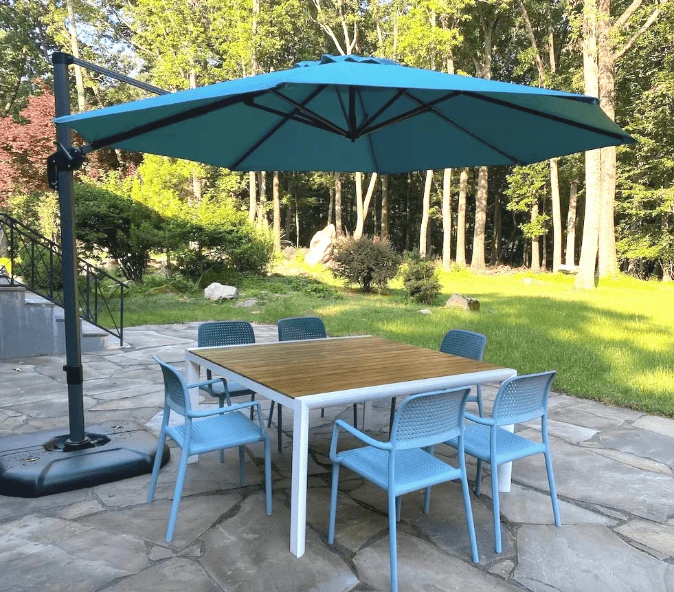 PURPLE LEAF Affordable Outdoor Umbrella Round Cantilever Umbrella for Garden - Image 45