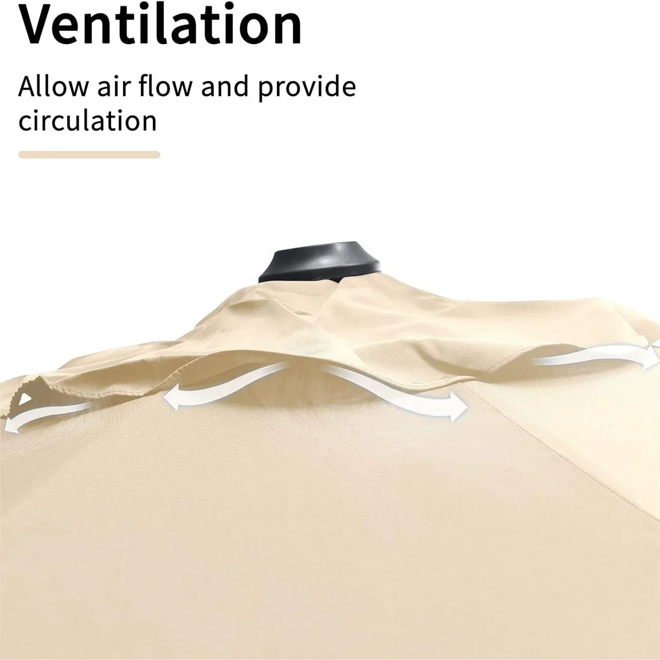 PURPLE LEAF Affordable Outdoor Umbrella Round Cantilever Umbrella for Garden - Image 21