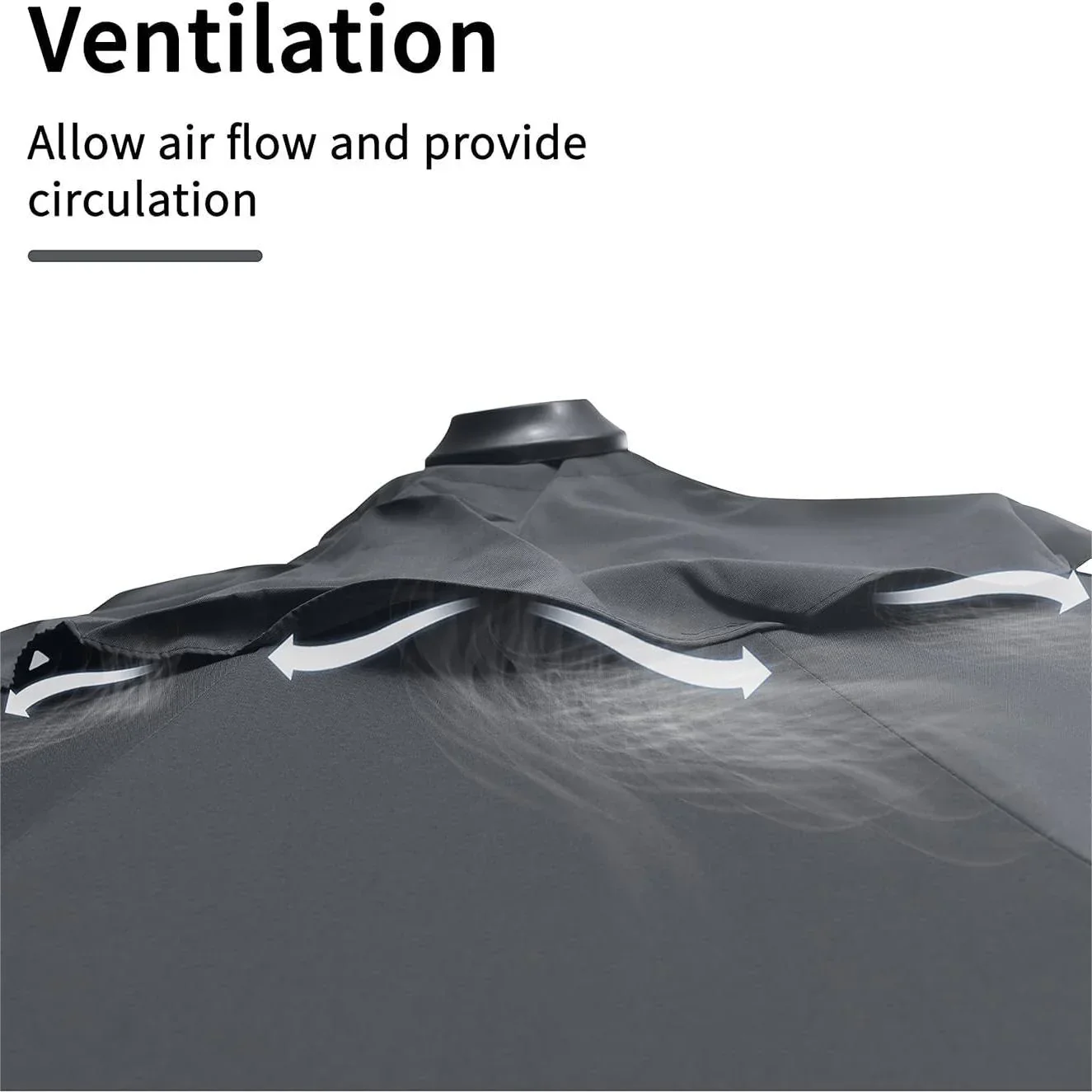 PURPLE LEAF Affordable Outdoor Umbrella Round Cantilever Umbrella for Garden - Image 53