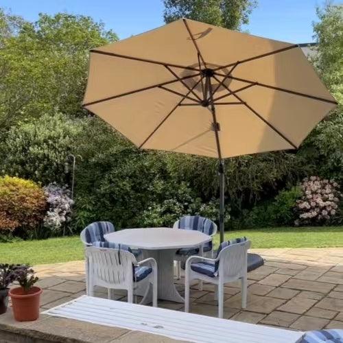 PURPLE LEAF Affordable Outdoor Umbrella Round Cantilever Umbrella for Garden - Image 14