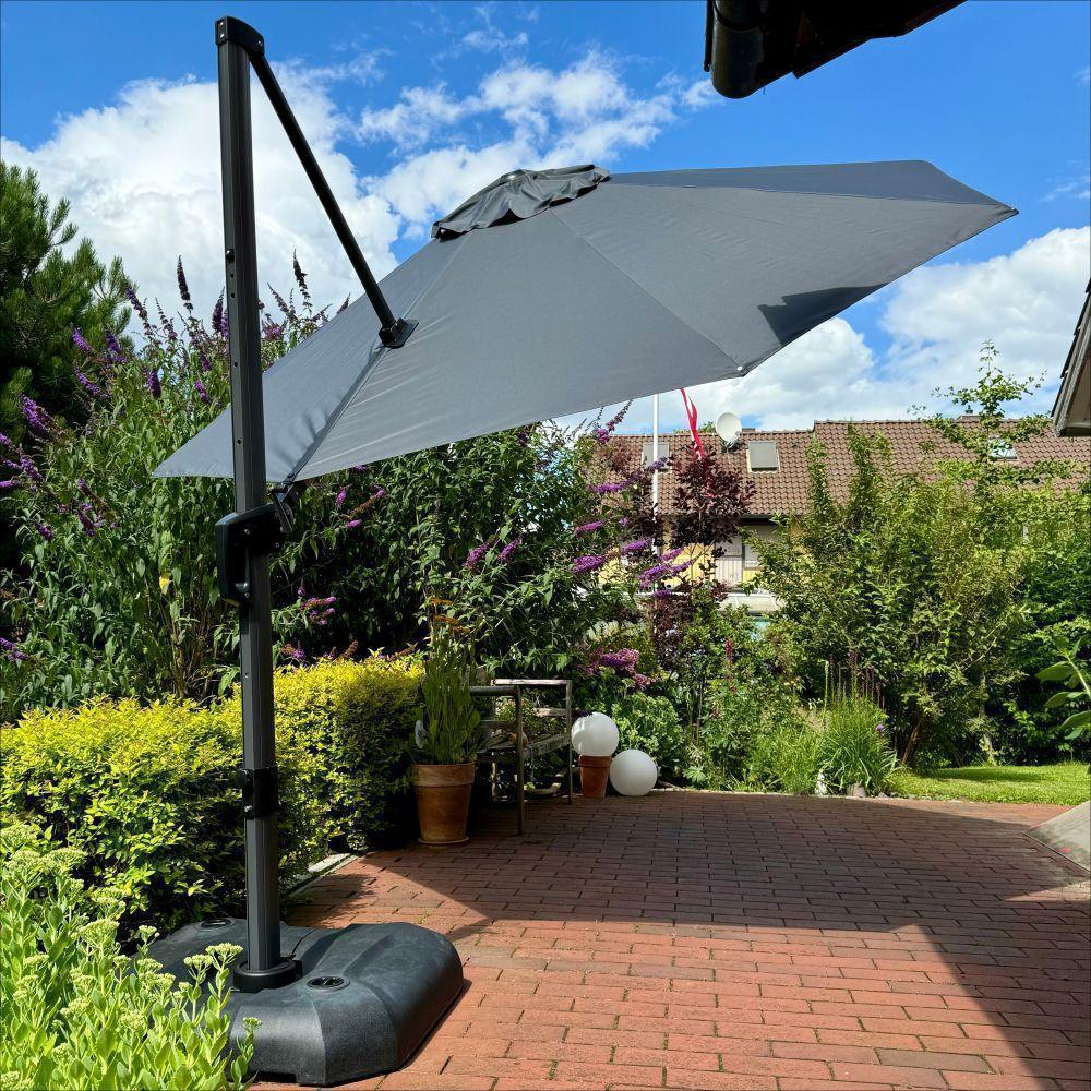 PURPLE LEAF Affordable Outdoor Umbrella Round Cantilever Umbrella for Garden - Image 59