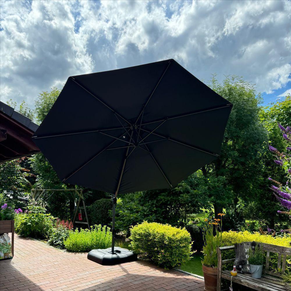 PURPLE LEAF Affordable Outdoor Umbrella Round Cantilever Umbrella for Garden - Image 60