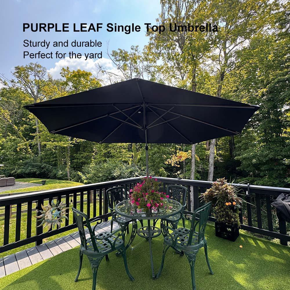 PURPLE LEAF Affordable Outdoor Umbrella Round Cantilever Umbrella for Garden - Image 121
