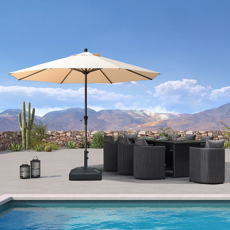 PURPLE LEAF Aluminum Market Patio Umbrella Commercial Outdoor Garden Umbrella - Image 128