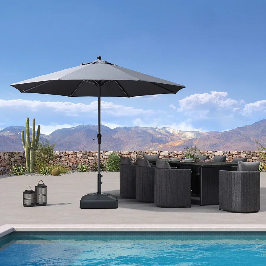 PURPLE LEAF Aluminum Market Patio Umbrella Commercial Outdoor Garden Umbrella - Image 129