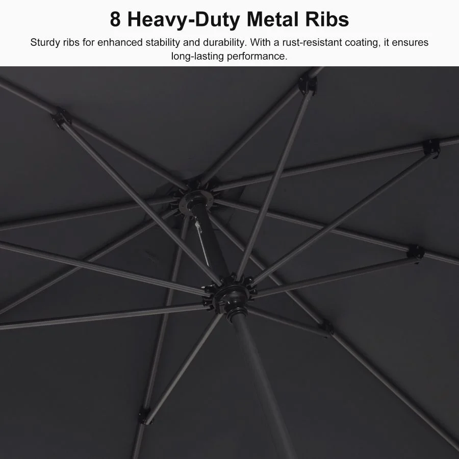 PURPLE LEAF Aluminum Market Patio Umbrella Commercial Outdoor Garden Umbrella - Image 145