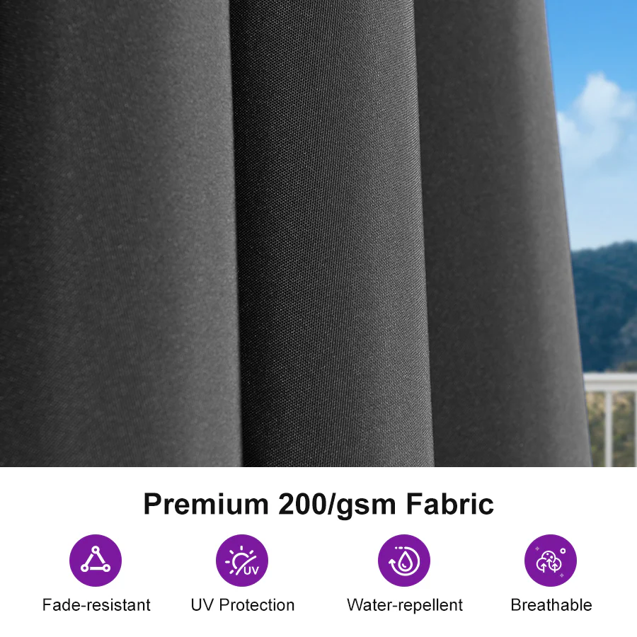 PURPLE LEAF Aluminum Market Patio Umbrella Commercial Outdoor Garden Umbrella - Image 151