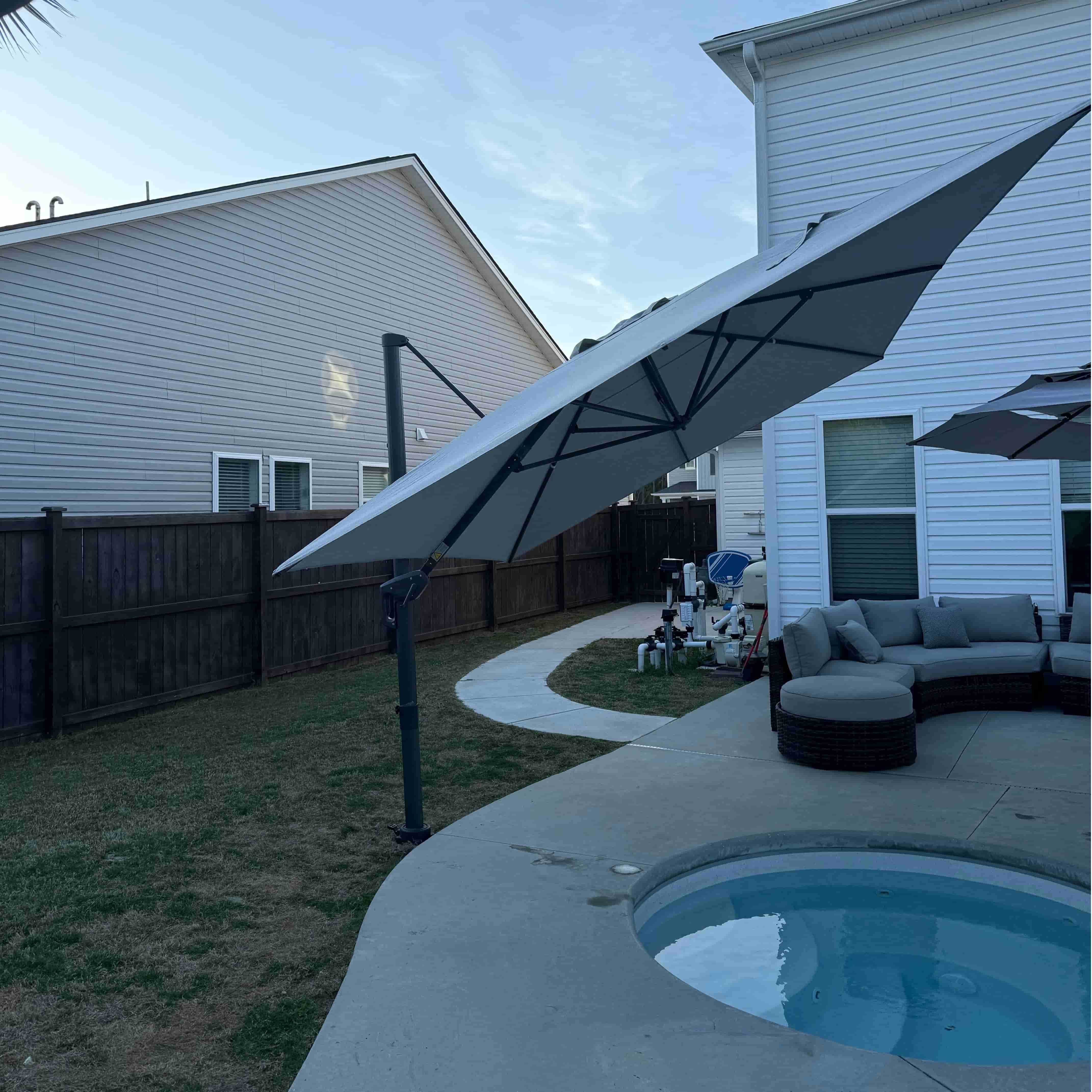 PURPLE LEAF UV Resistant Affordable Patio Outdoor Umbrella with Recycled Fabric - Image 103