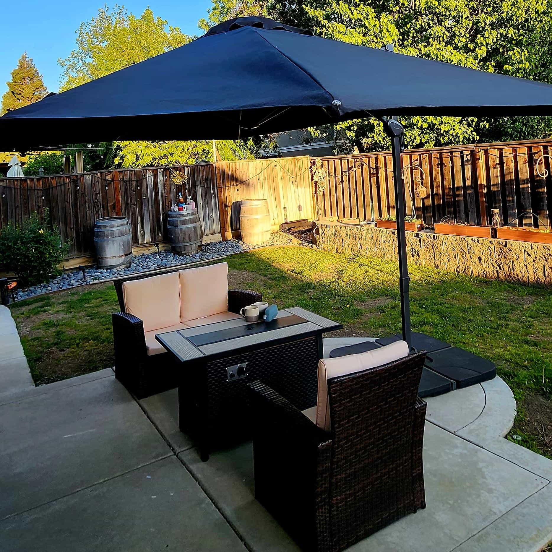 PURPLE LEAF UV Resistant Affordable Patio Outdoor Umbrella with Recycled Fabric - Image 105