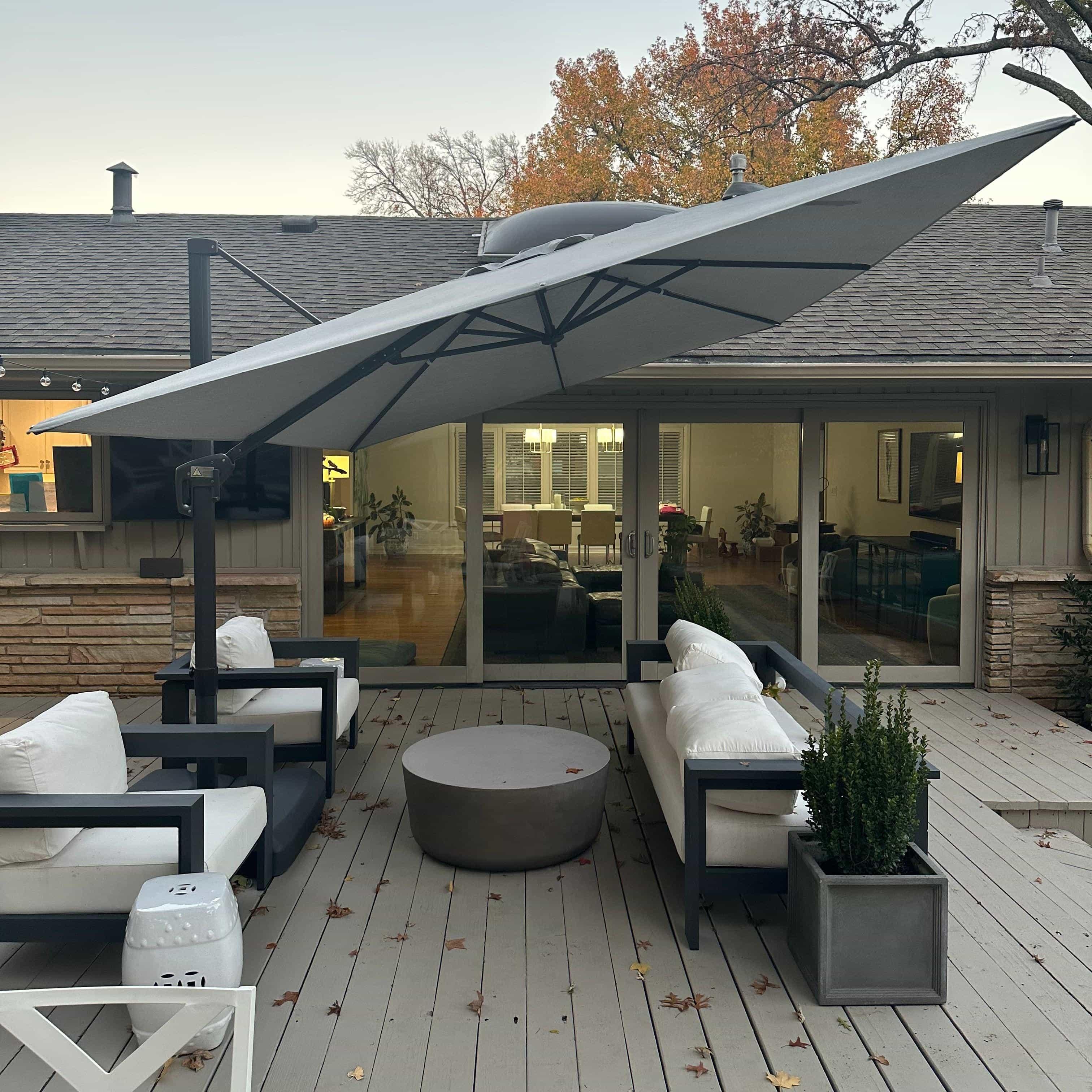 PURPLE LEAF UV Resistant Affordable Patio Outdoor Umbrella with Recycled Fabric - Image 107