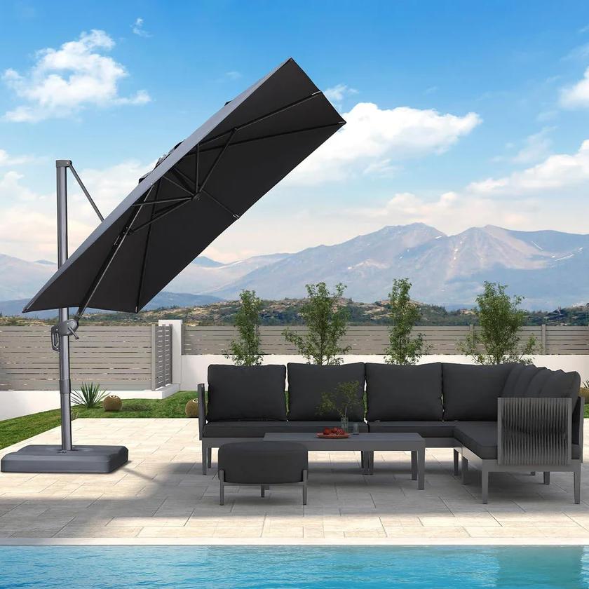 PURPLE LEAF UV Resistant Affordable Patio Outdoor Umbrella with Recycled Fabric - Image 9