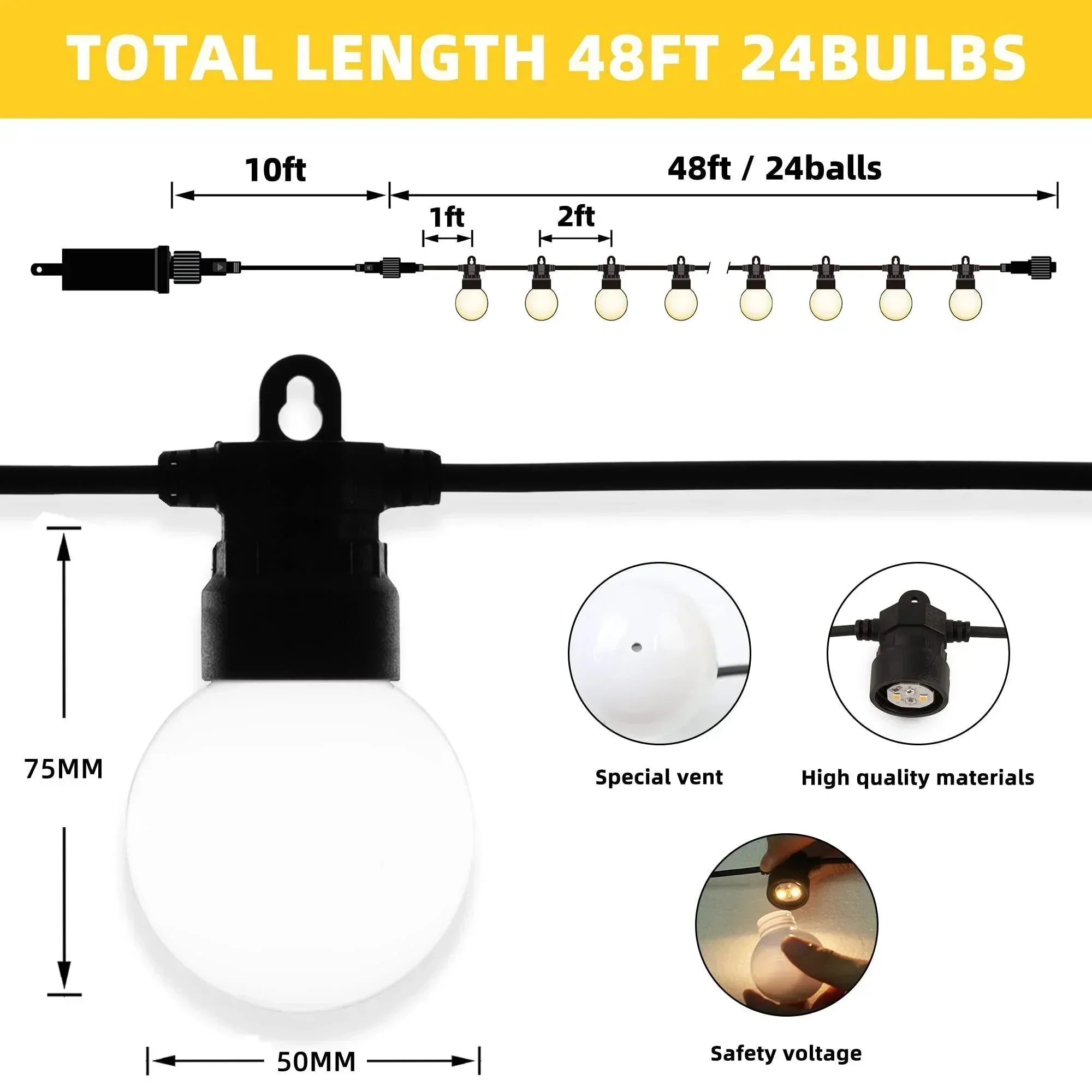 PURPLE LEAF Hardtop Grill Gazebo for Patio Bronze Permanent Metal Roof Outside Sun Shade Outdoor BBQ Canopy with String Lights - Image 18