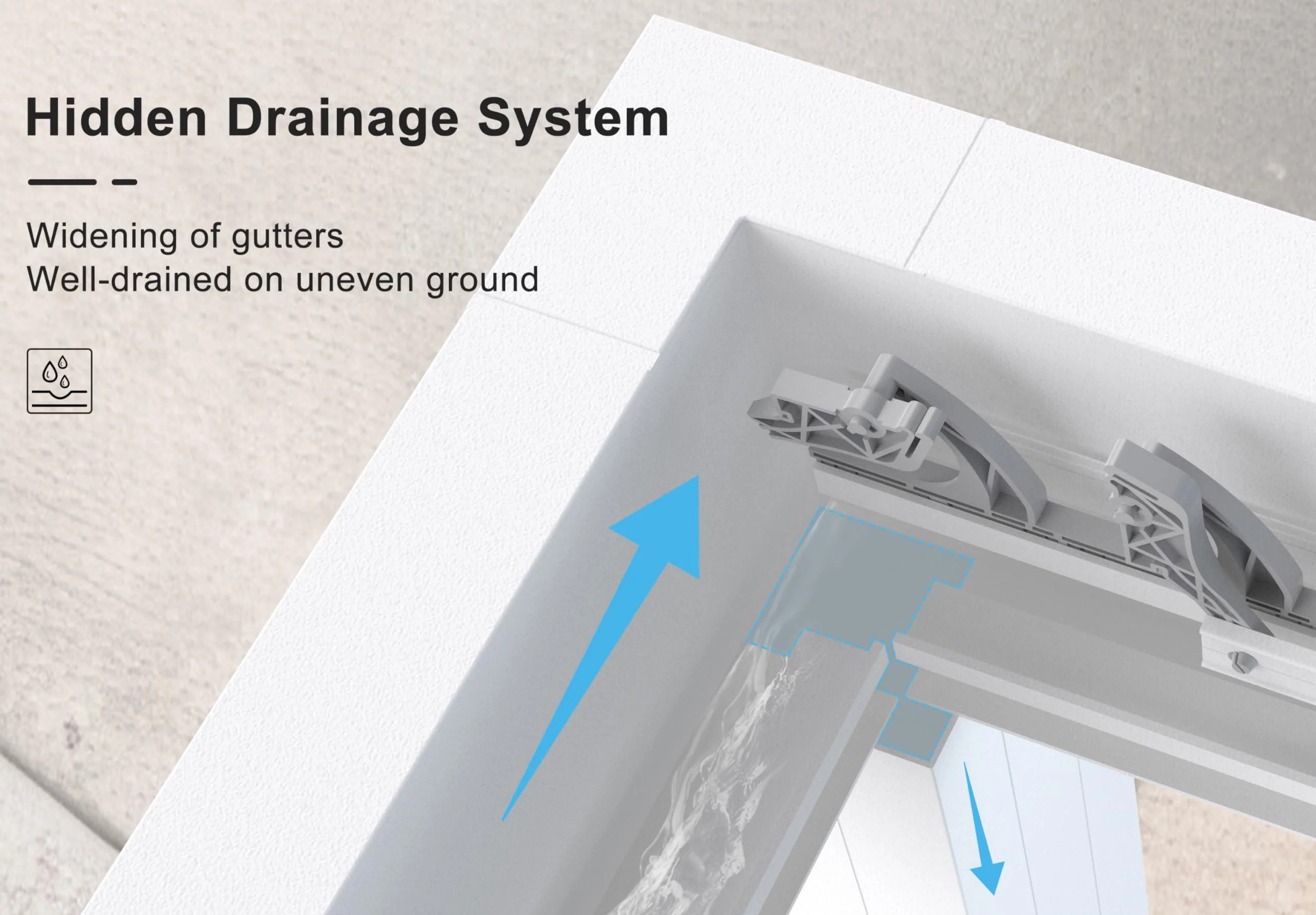 PURPLE LEAF Athena Louvered Pergola Modern White Pergola with Adjustable Roof for Deck Backyard Garden - Image 29