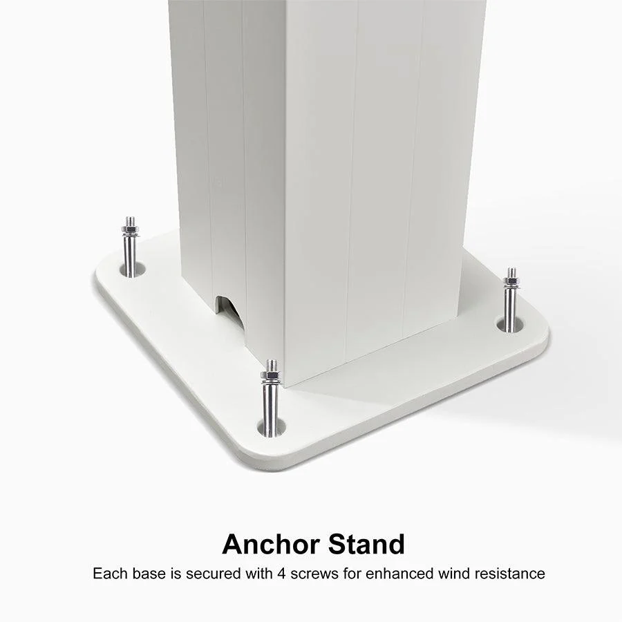 PURPLE LEAF Athena Louvered Pergola Modern White Pergola with Adjustable Roof for Deck Backyard Garden - Image 50