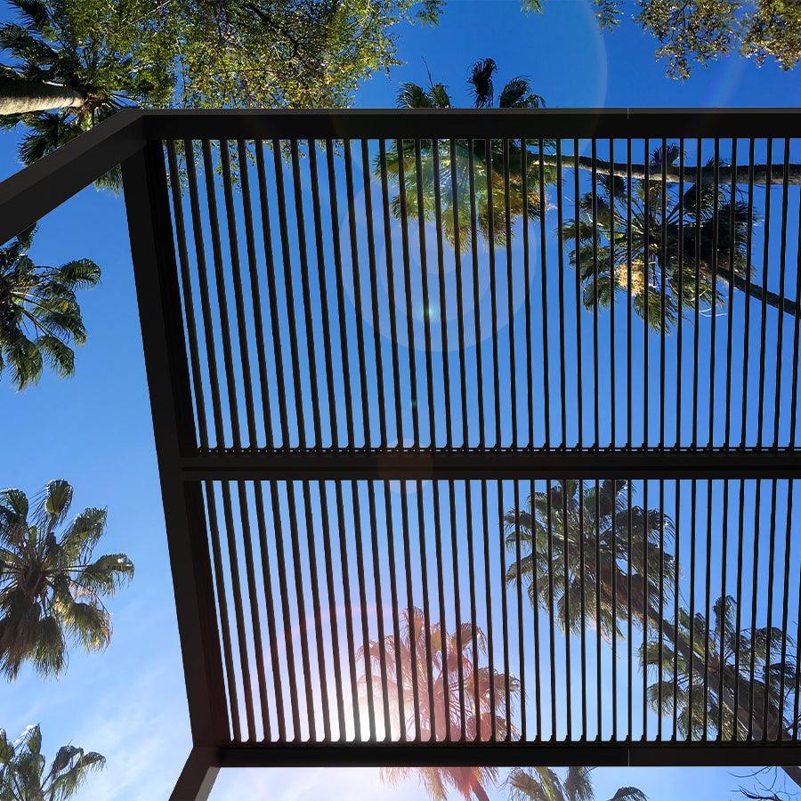 PURPLE LEAF Athena Louvered Pergola Outdoor Aluminum Pergola with Adjustable Roof for Deck Backyard Garden Hardtop Gazebo - Image 13