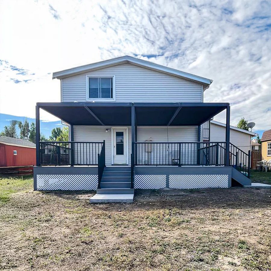 PURPLE LEAF Athena Louvered Pergola Outdoor Aluminum Pergola with Adjustable Roof for Deck Backyard Garden Hardtop Gazebo - Image 213