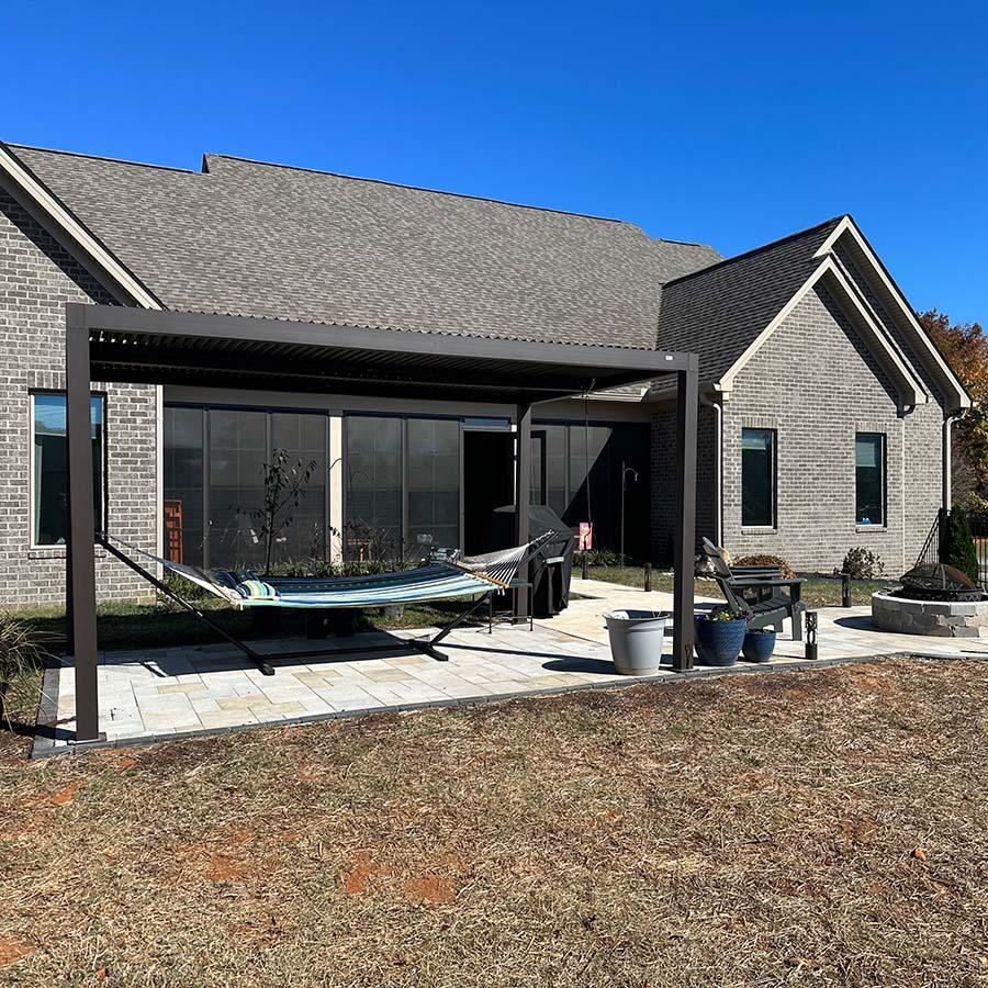 PURPLE LEAF Athena Louvered Pergola Outdoor Aluminum Pergola with Adjustable Roof for Deck Backyard Garden Hardtop Gazebo - Image 41