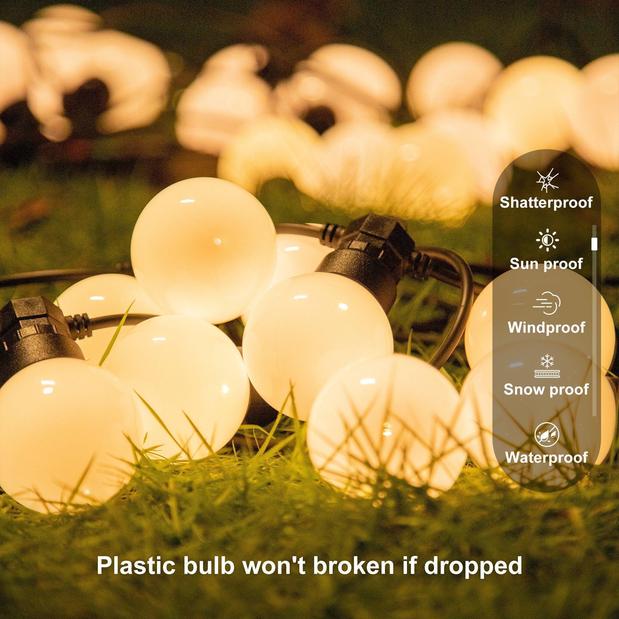 PURPLE LEAF Caesar Louvered Pergola with Milky String Lights Patio Aluminum Pergola with Independent Adjustable Rainproof Roof With Milky Lights - Image 35