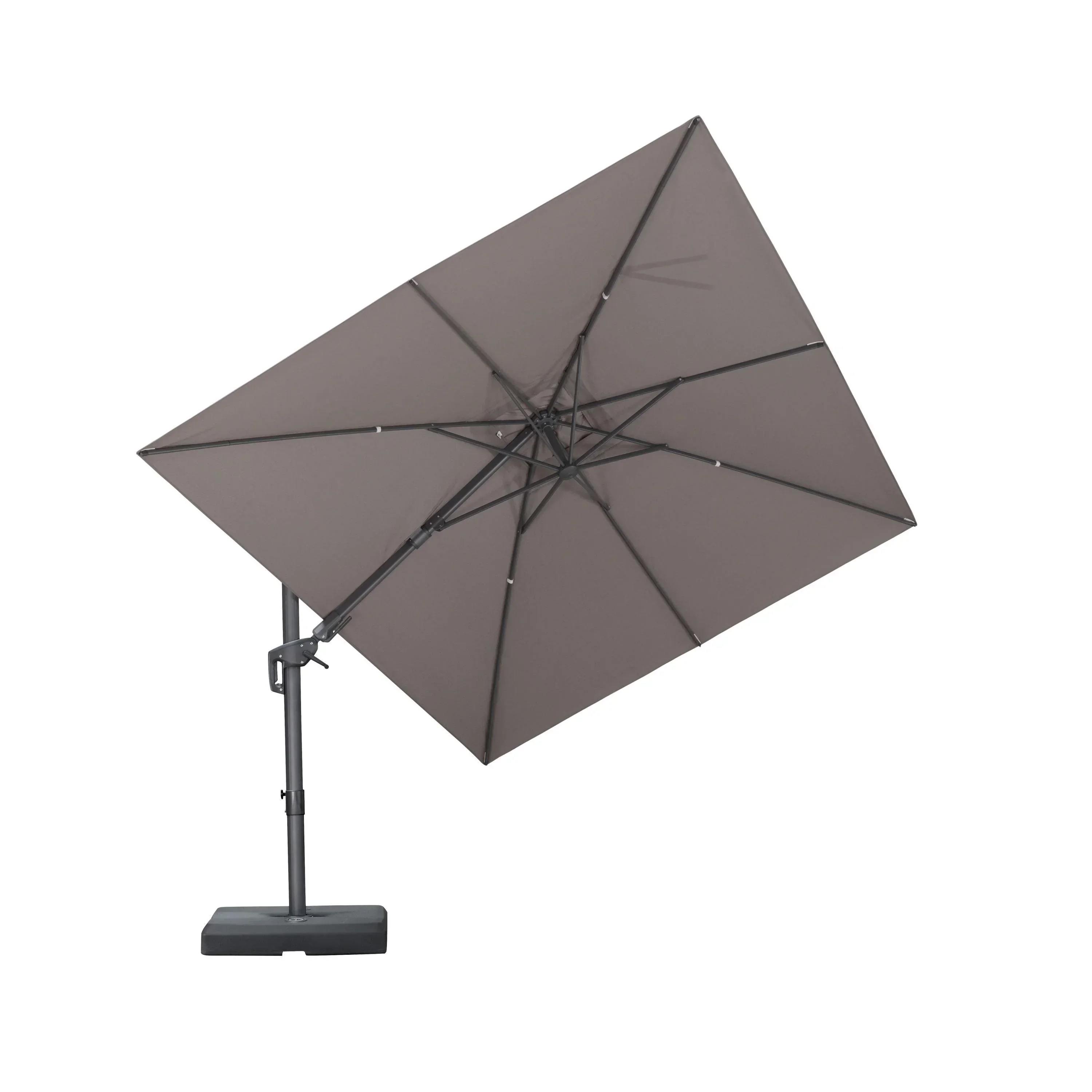 PURPLE LEAF UV Resistant Left-right Tilting Patio Umbrella Swivel Outdoor Umbrella - Image 21