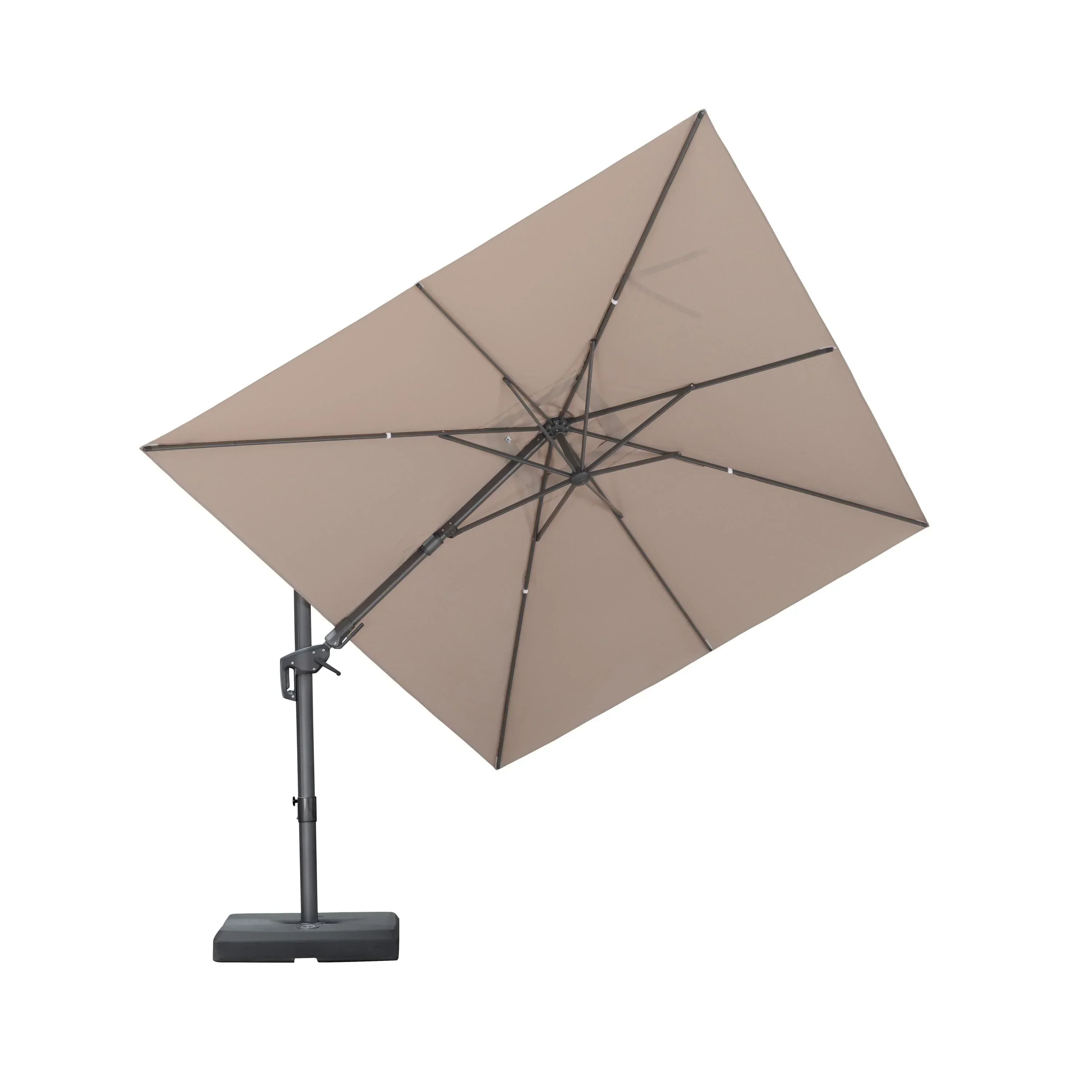 PURPLE LEAF UV Resistant Left-right Tilting Patio Umbrella Swivel Outdoor Umbrella - Image 23