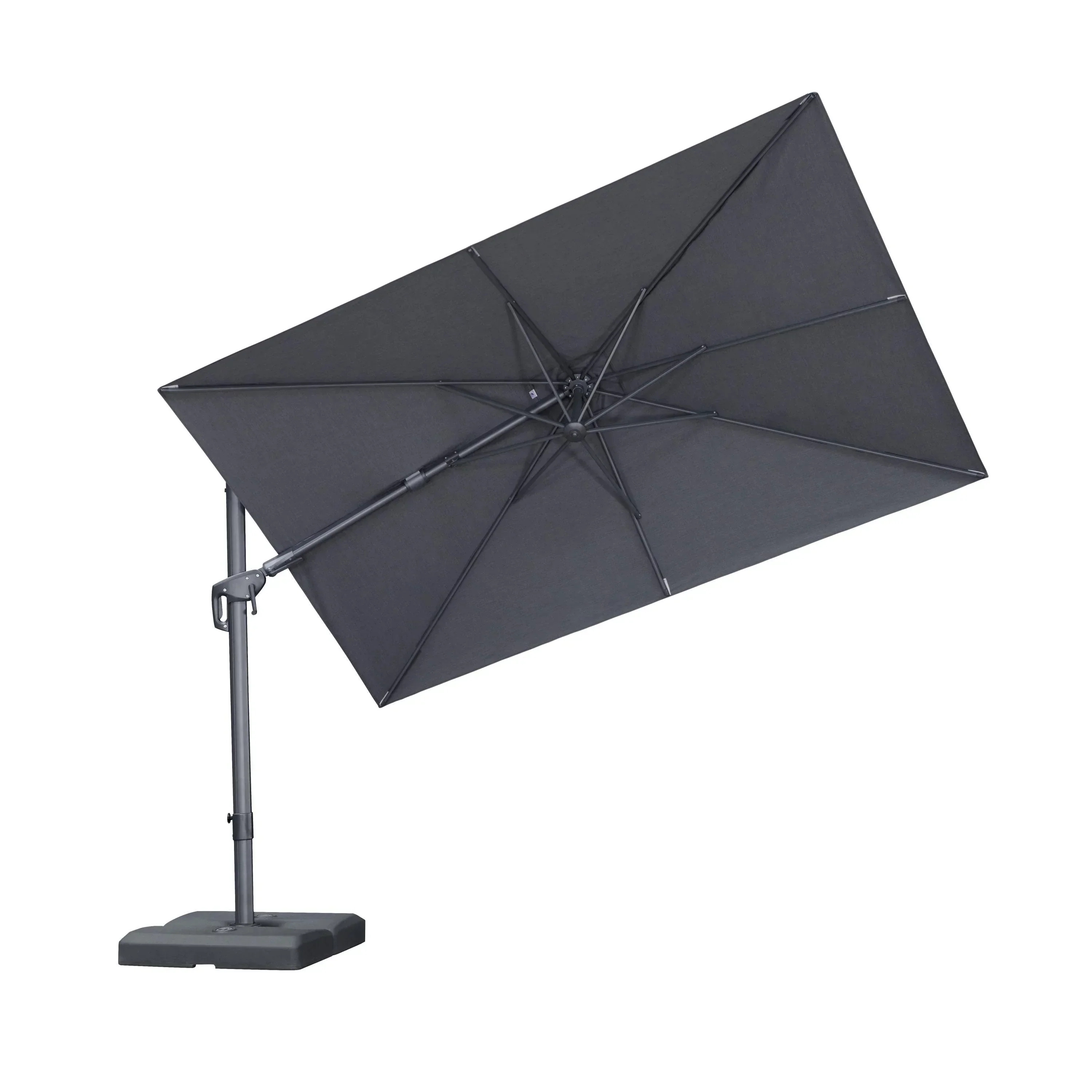 PURPLE LEAF UV Resistant Left-right Tilting Patio Umbrella Swivel Outdoor Umbrella - Image 24