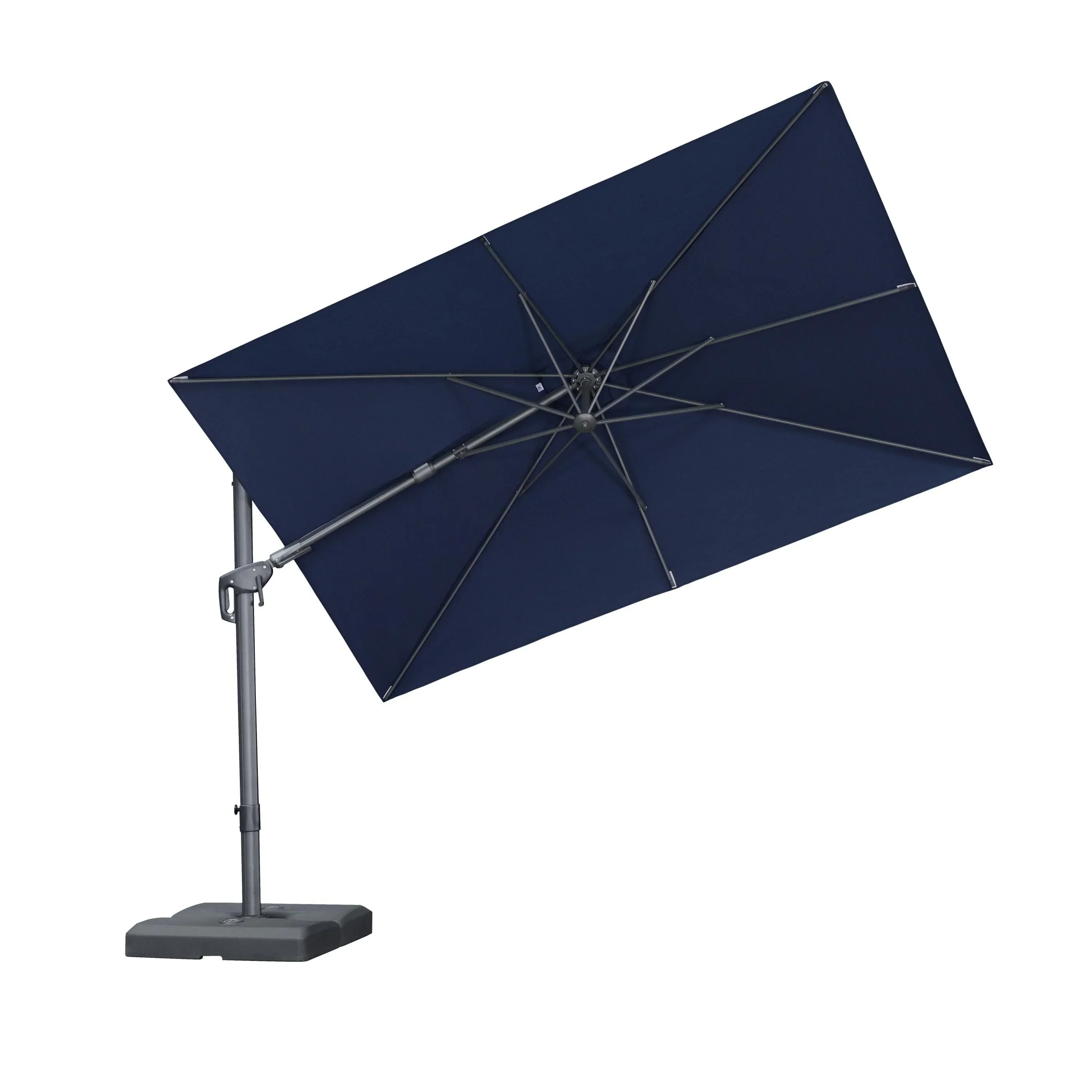 PURPLE LEAF UV Resistant Left-right Tilting Patio Umbrella Swivel Outdoor Umbrella - Image 26