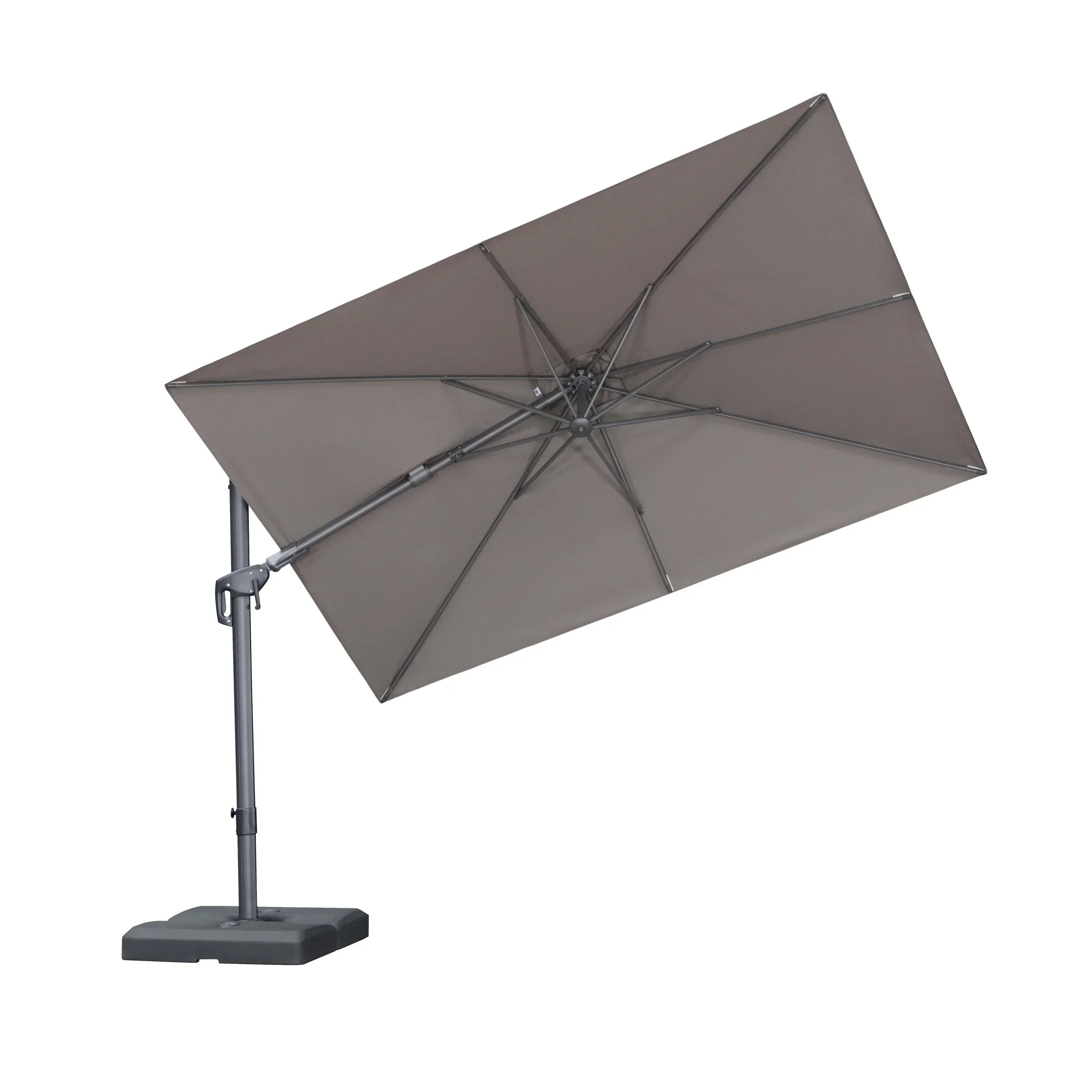 PURPLE LEAF UV Resistant Left-right Tilting Patio Umbrella Swivel Outdoor Umbrella - Image 27