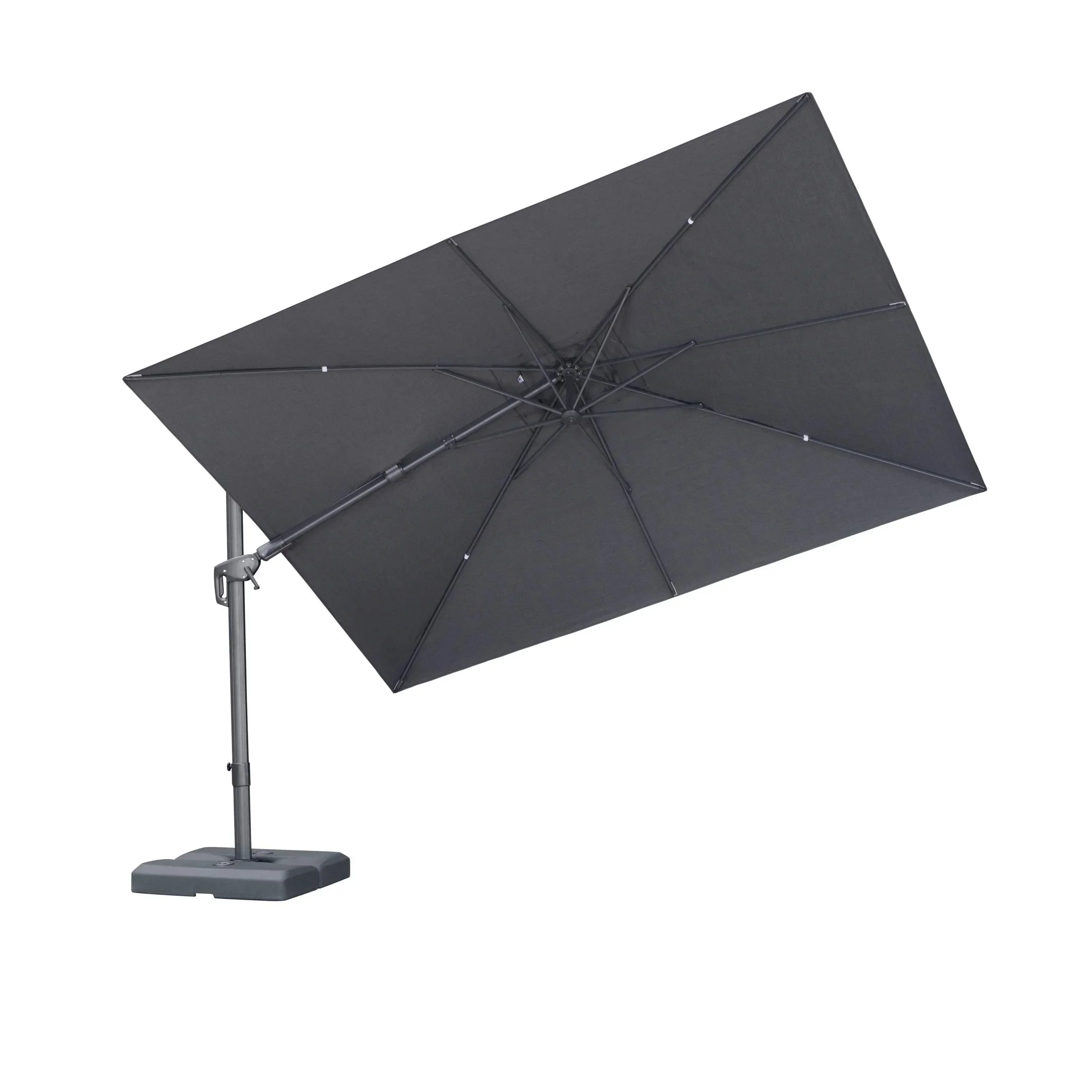 PURPLE LEAF UV Resistant Left-right Tilting Patio Umbrella Swivel Outdoor Umbrella - Image 29