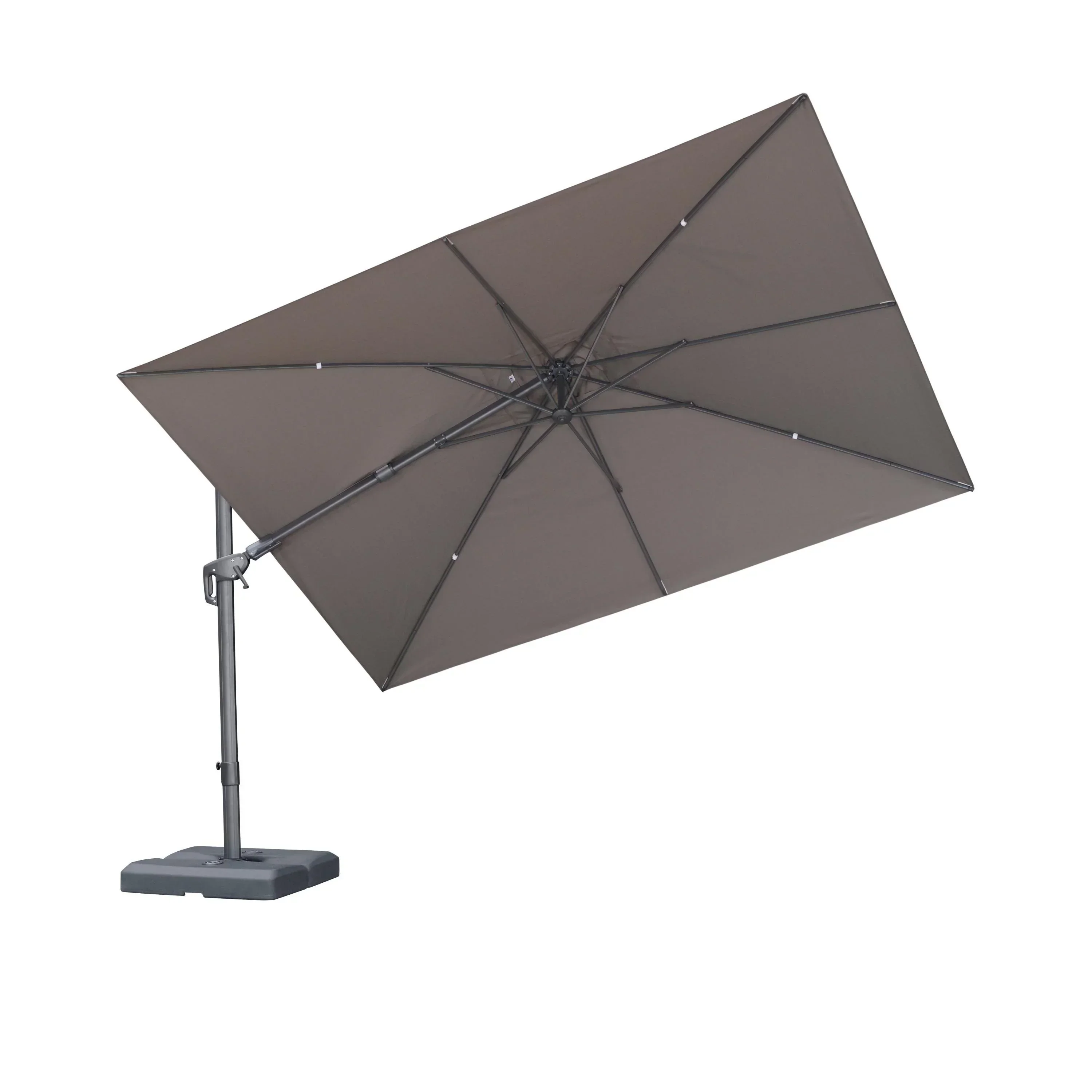 PURPLE LEAF UV Resistant Left-right Tilting Patio Umbrella Swivel Outdoor Umbrella - Image 31