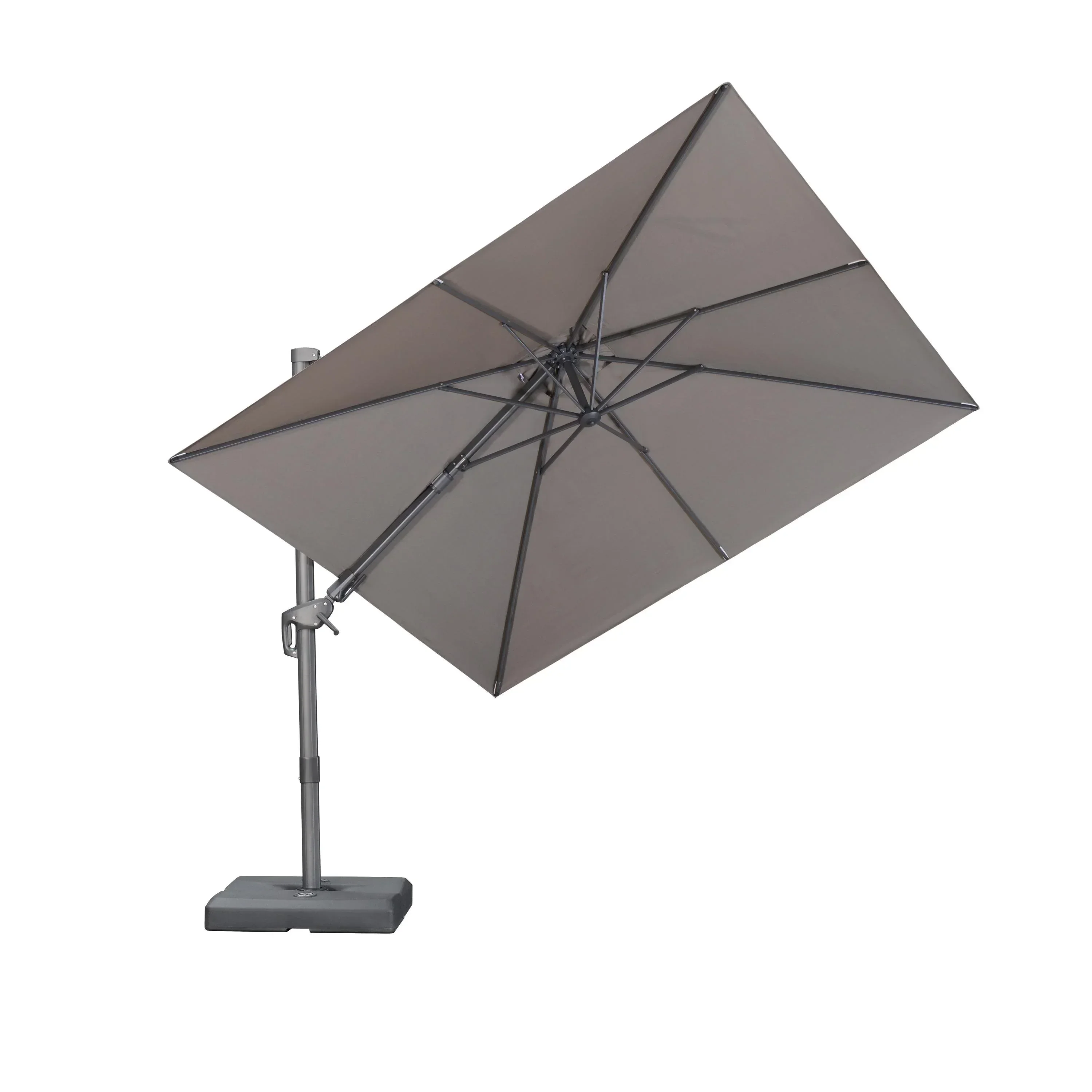 PURPLE LEAF UV Resistant Left-right Tilting Patio Umbrella Swivel Outdoor Umbrella - Image 9