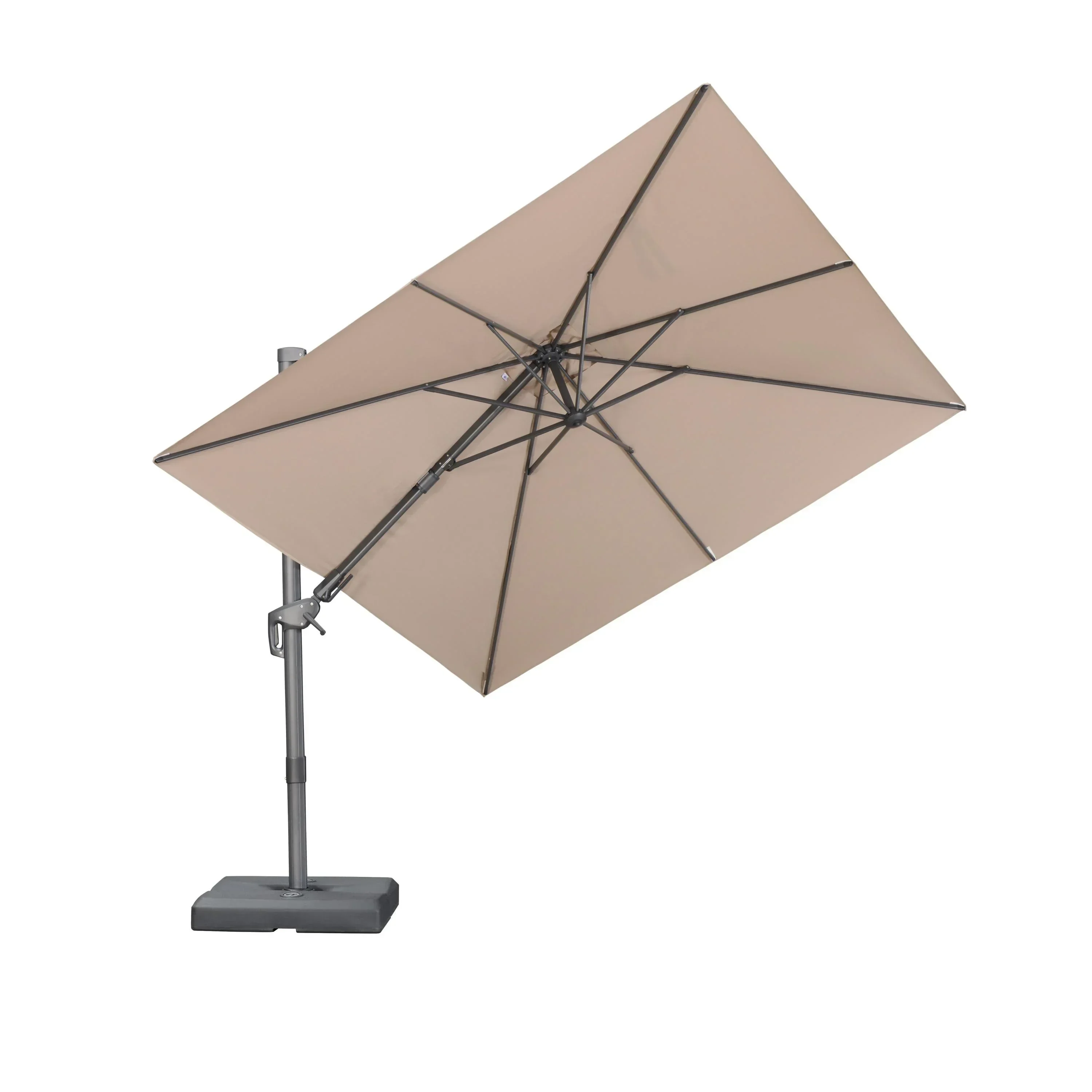PURPLE LEAF UV Resistant Left-right Tilting Patio Umbrella Swivel Outdoor Umbrella - Image 10