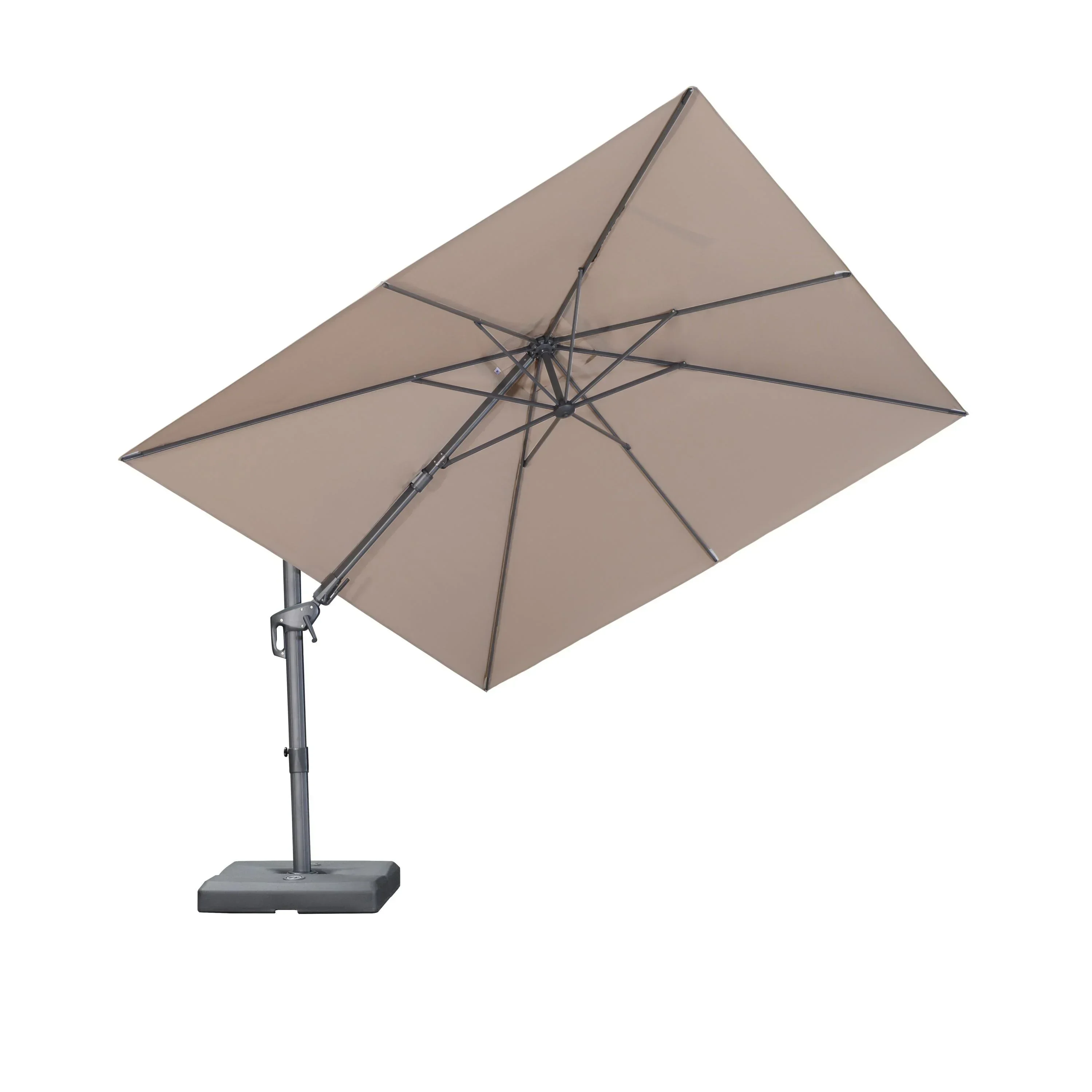 PURPLE LEAF UV Resistant Left-right Tilting Patio Umbrella Swivel Outdoor Umbrella - Image 13