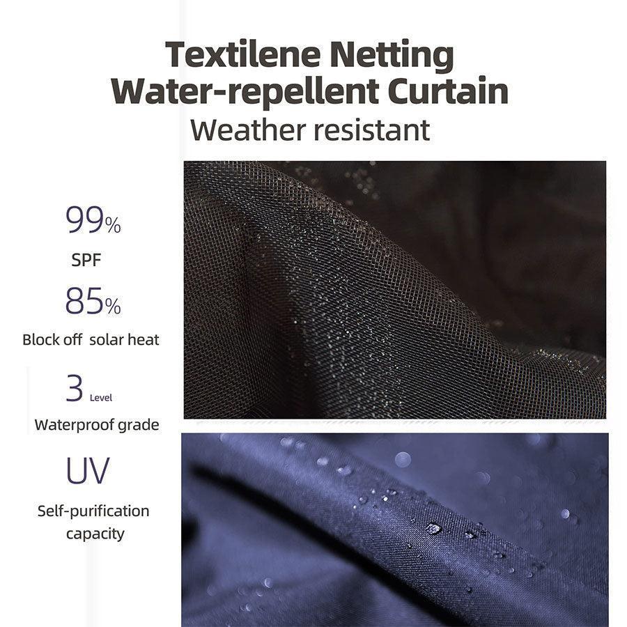 PURPLE LEAF Outdoor Hardtop Gazebo for Patio Bronze Aluminum Frame Pavilion with Navy-Blue Curtain - Image 34