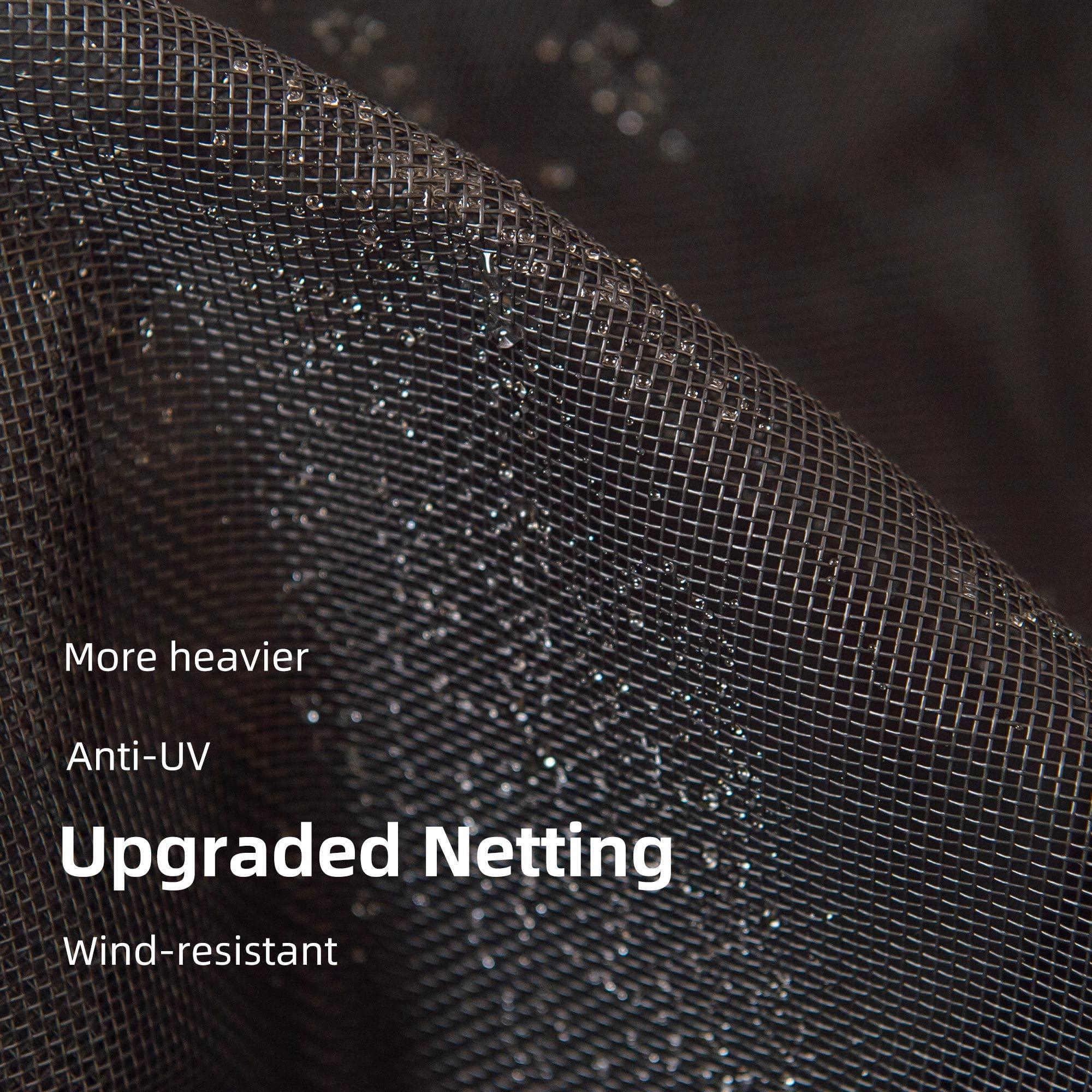 PURPLE LEAF Outdoor Hardtop Gazebo for Patio Bronze Aluminum Frame Pavilion with Navy-Blue Curtain - Image 53