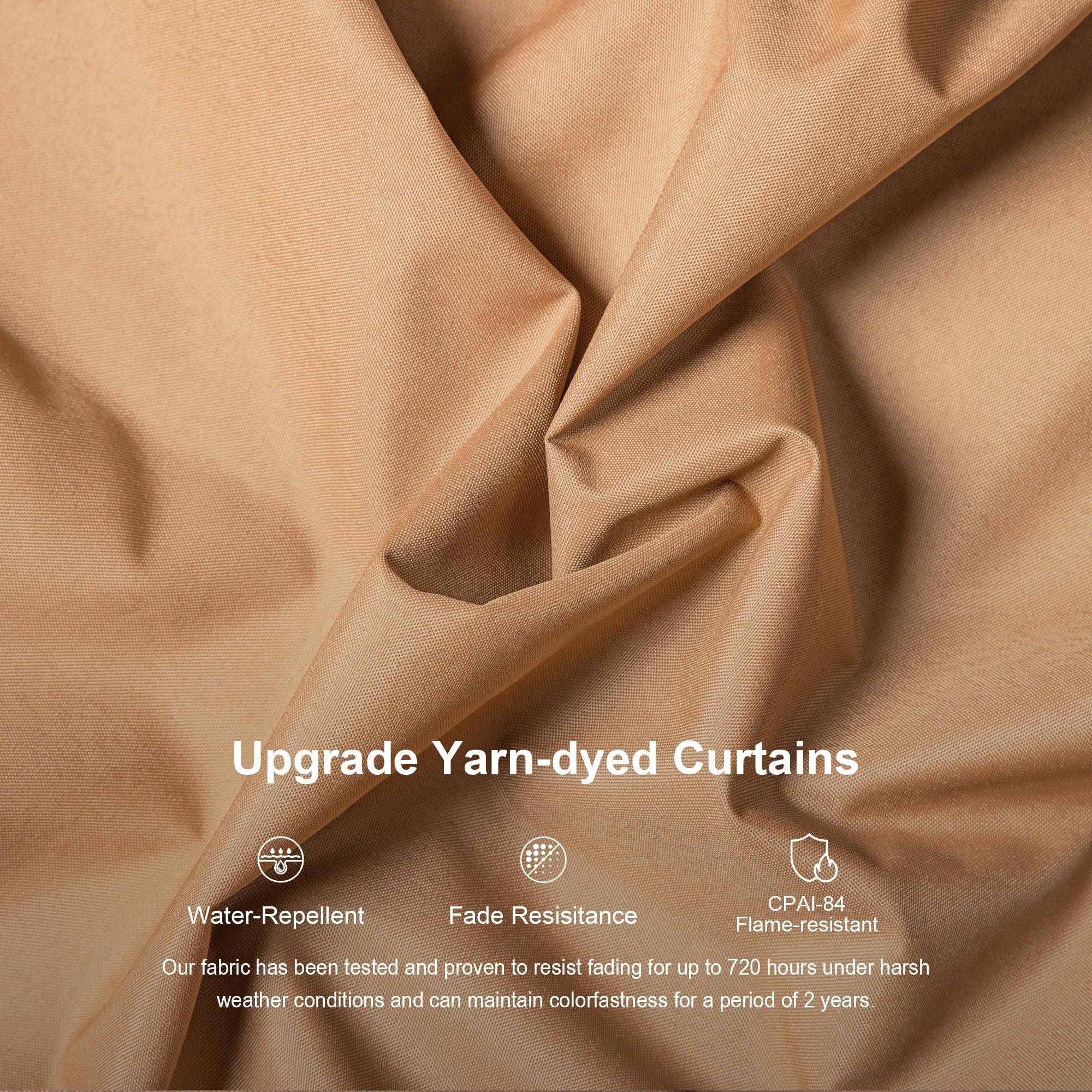 PURPLE LEAF Outdoor Hardtop Gazebo for Garden Bronze Double Roof Aluminum Frame Pavilion with String Lights-milky - Image 32