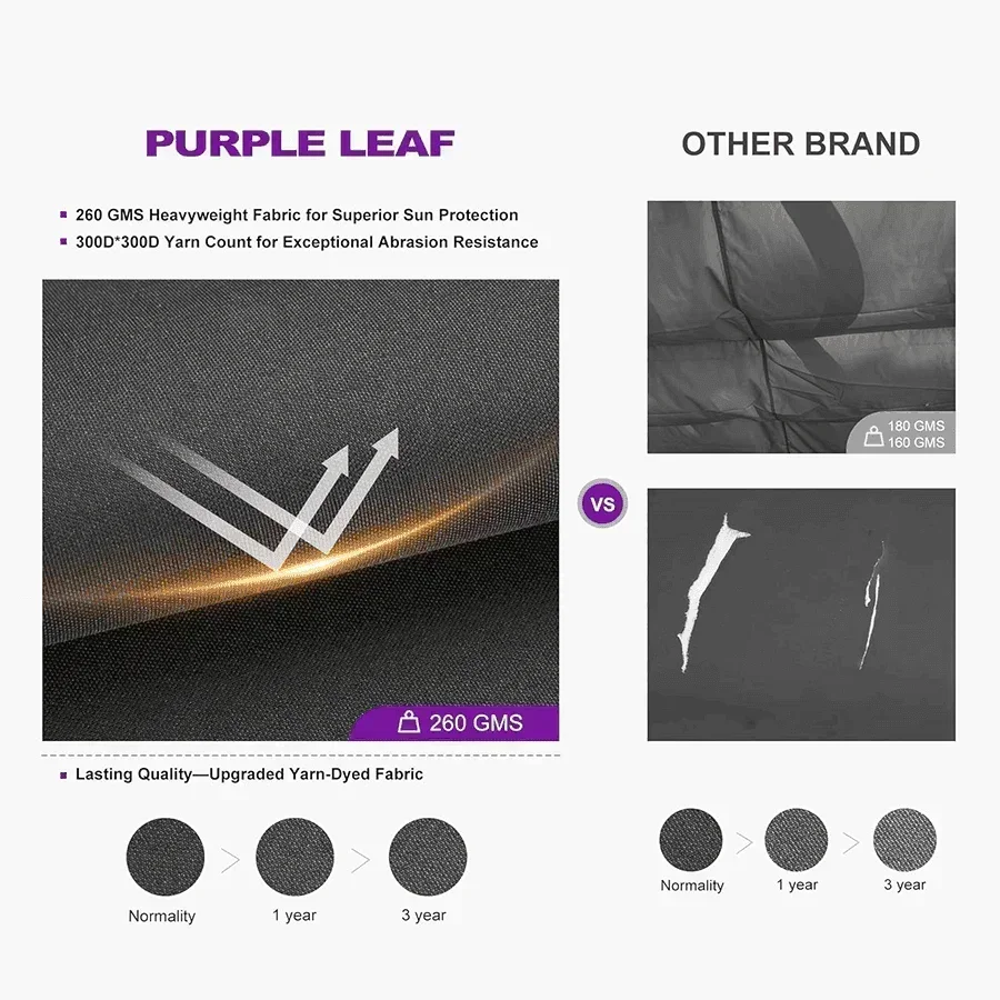 PURPLE LEAF Outdoor Pergola with Retractable Canopy Aluminum Shelter for Porch Garden  Beach Shade Pavilion Pergola Modern Backyard Deck - Image 188