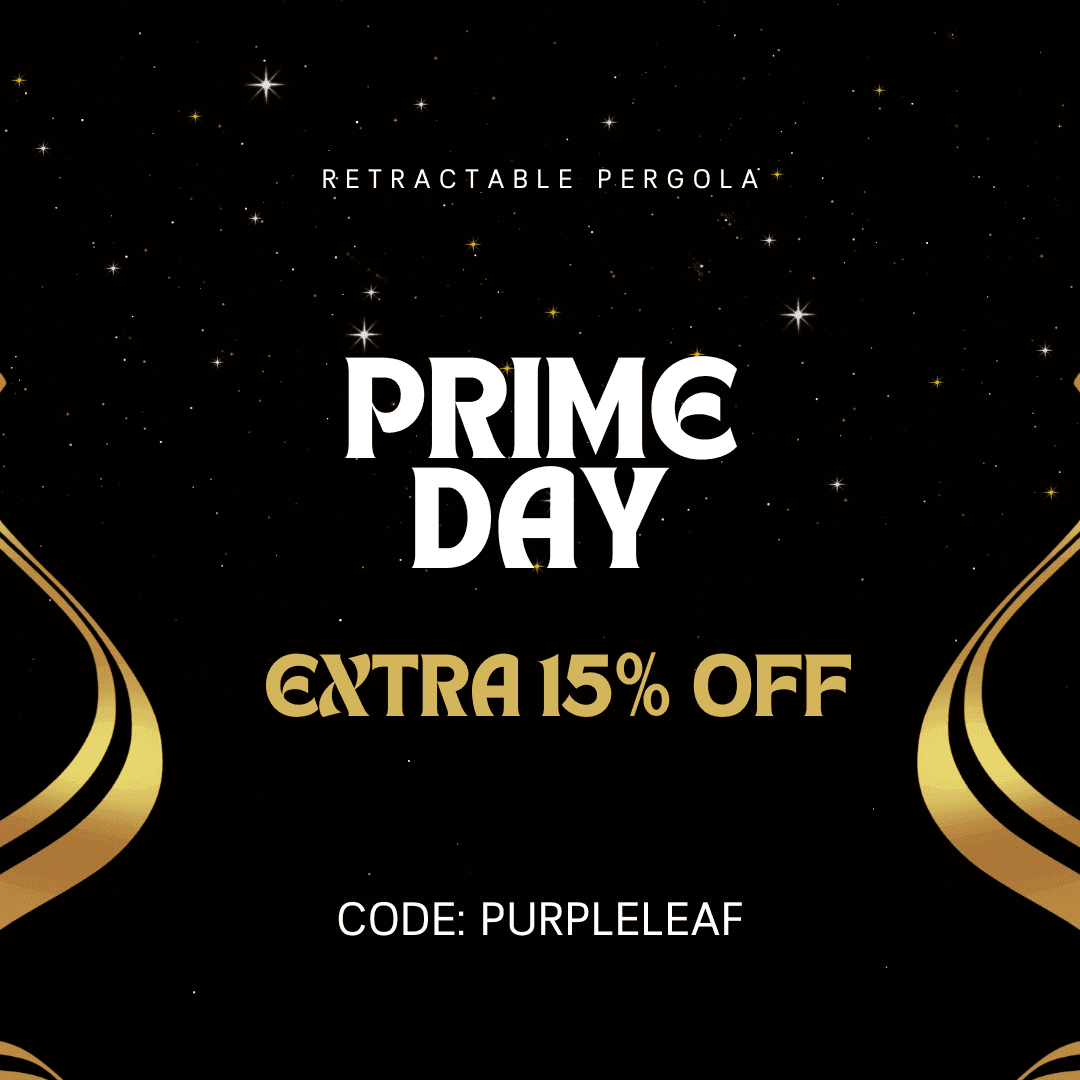 PURPLE LEAF Outdoor Retractable Pergola with Double Sun Shade Canopy White Heavy-Duty Aluminum Pergola Patio Modern Pergola for Garden Deck Backyard - Image 66