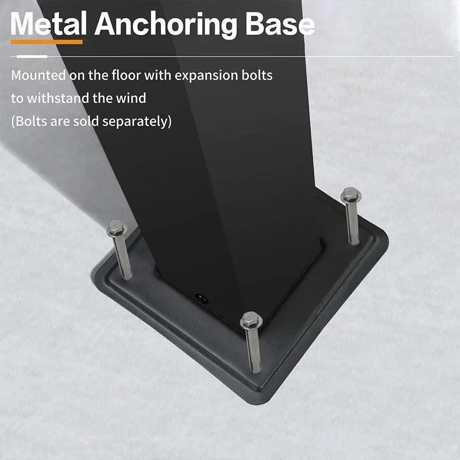 PURPLE LEAF Outdoor Retractable Pergola with Sun Shade Canopy Patio Aluminum Pergola for Garden - Image 103